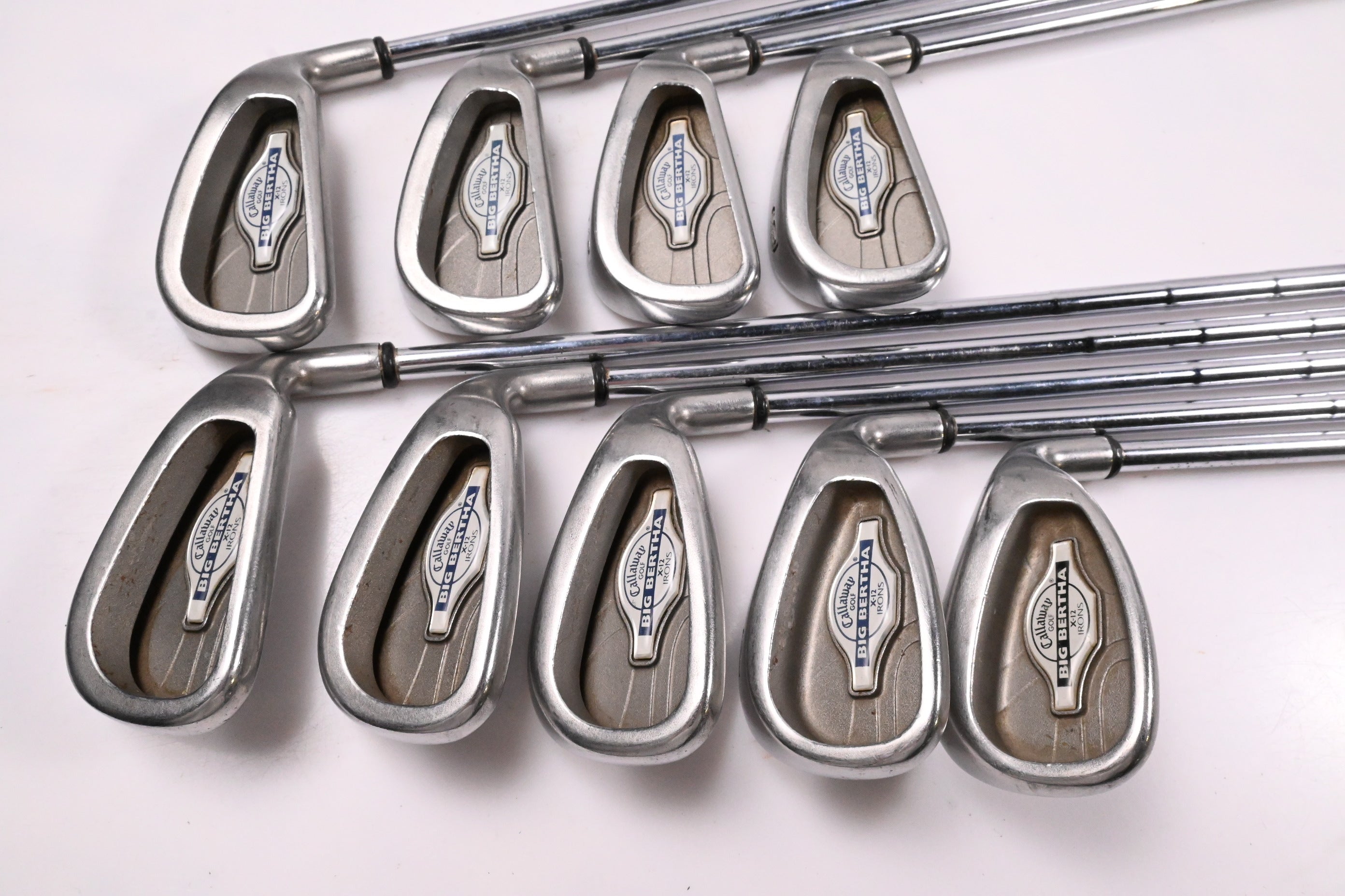 Callaway X-12 Irons / 3-PW+SW / UniFlex Memphis 10 98 Shafts