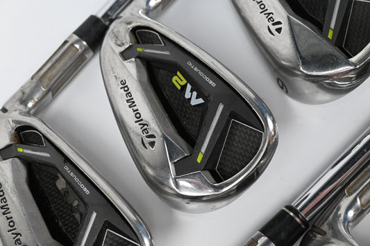 Taylormade M2 2017 Irons / 7-PW+GW+SW / Regular Flex REAX 88 Shafts