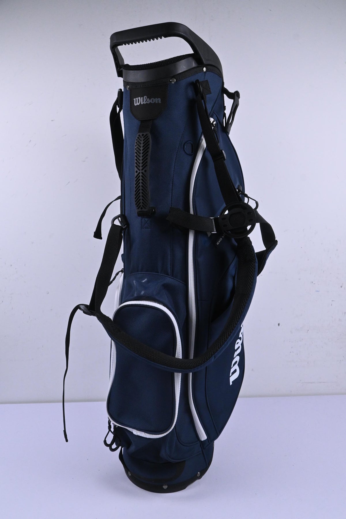 Wilson EXO Lite Stand Bag / 4-Way Divider / Blue & White