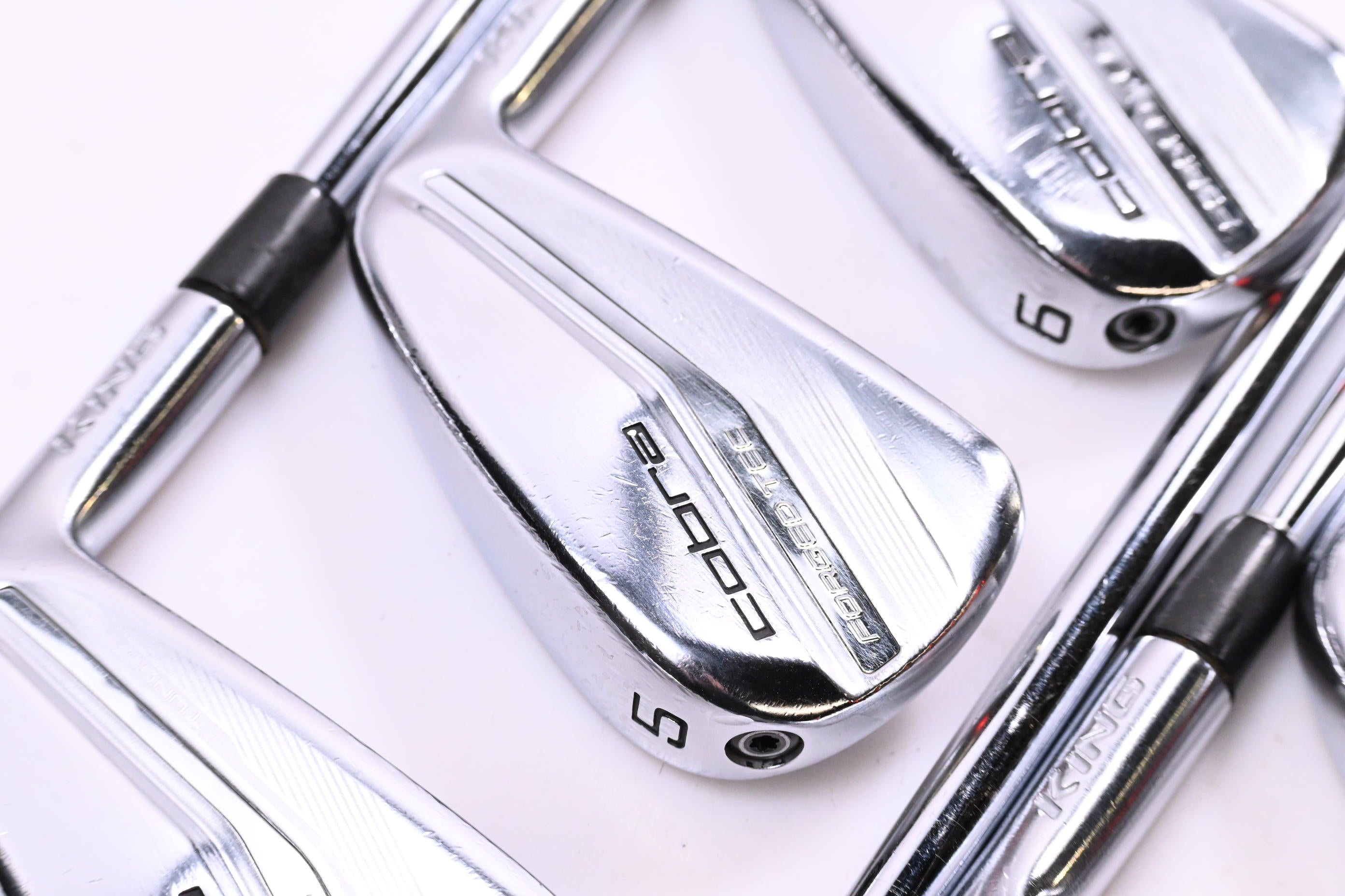 Cobra Forged Tec 2022 Irons / 4-PW / Stiff Flex KBS Shafts