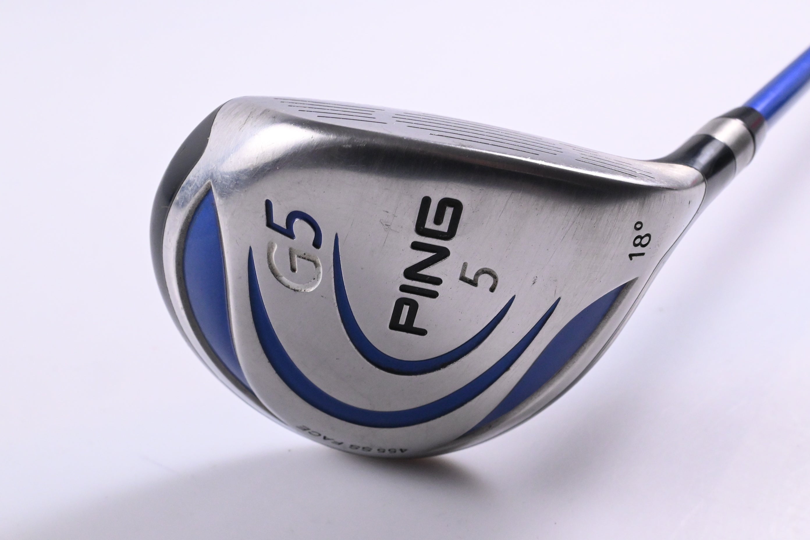 Ping G5 #5 Wood / 18 Degree / Stiff Flex Grafalloy ProLaunch Blue 75 Shaft