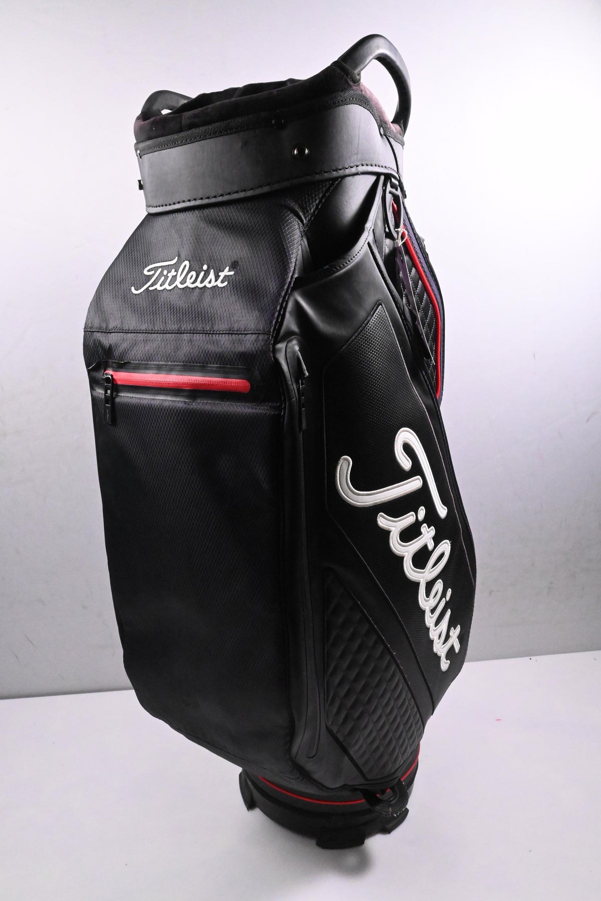 Titleist StaDry Cart Bag / 14-Way Divider / Black, Red