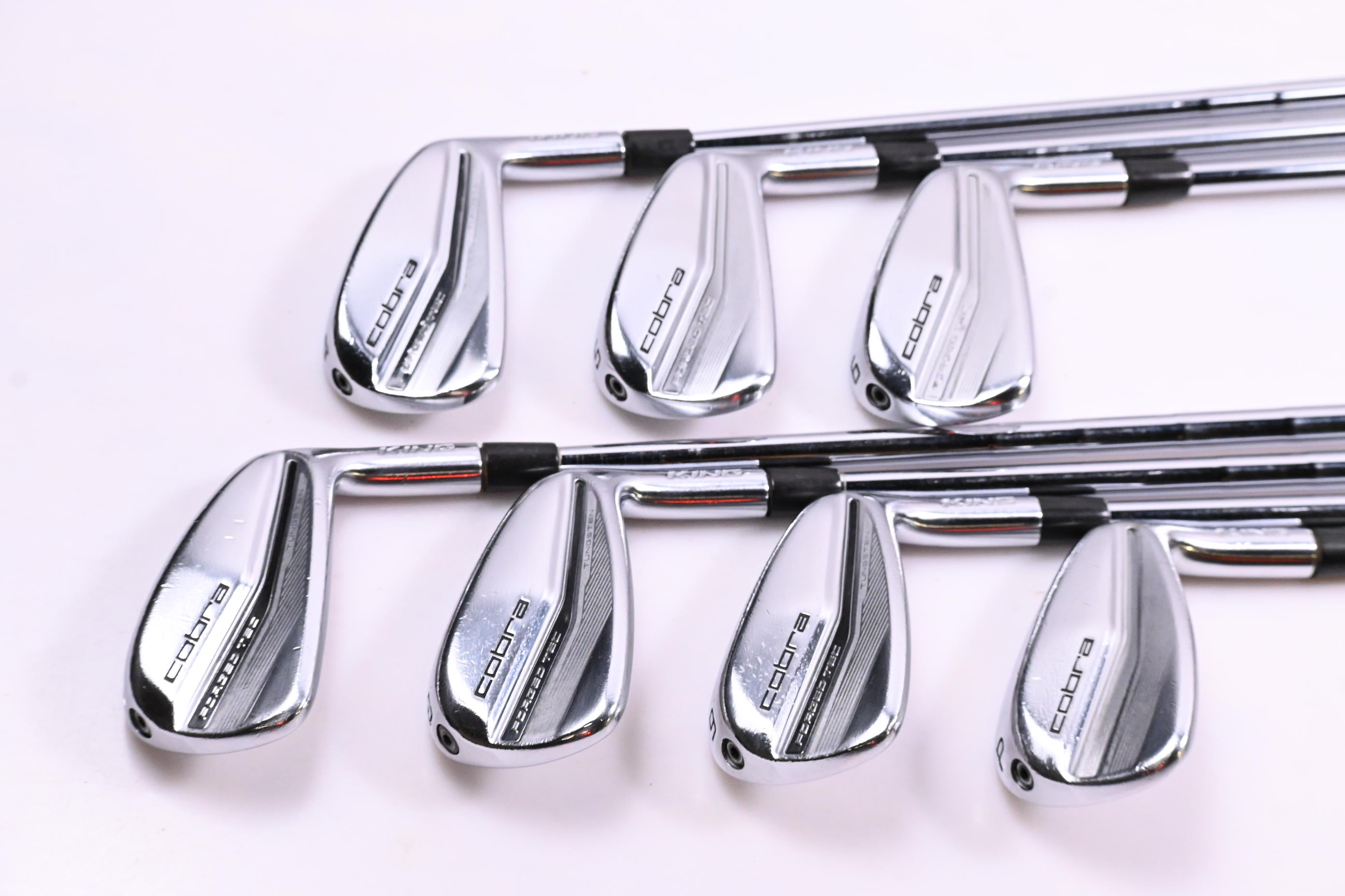 Cobra Forged Tec 2022 Irons / 4-PW / Stiff Flex KBS Shafts