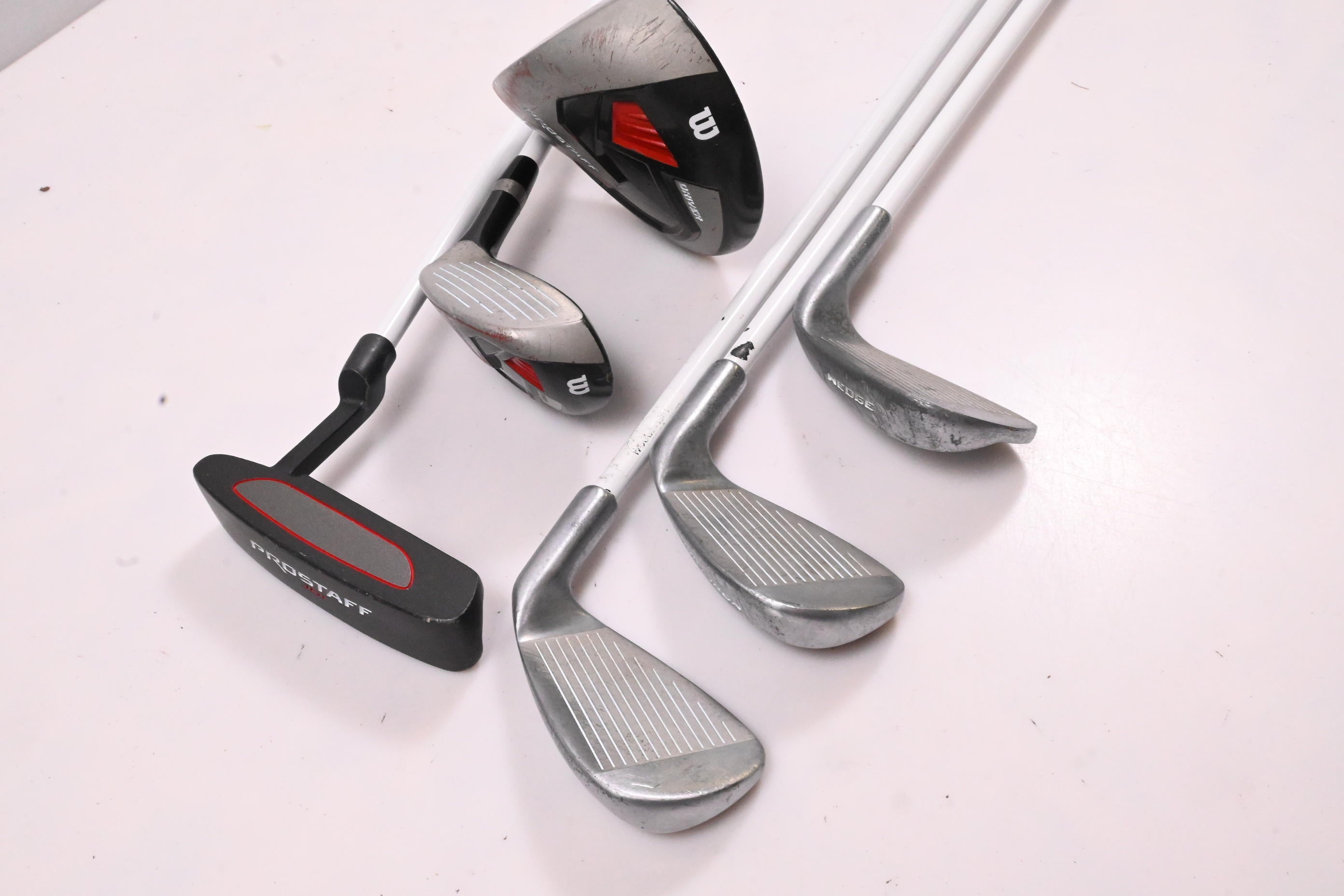 Left Hand Wilson ProStaff JGi Package Set / Woods, Irons, Putter, Bag