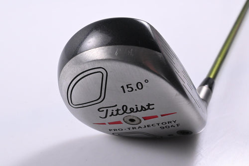 Titleist 904 F #3 Wood / 15 Degree / Stiff Flex Aldila NV Green 85 Shaft