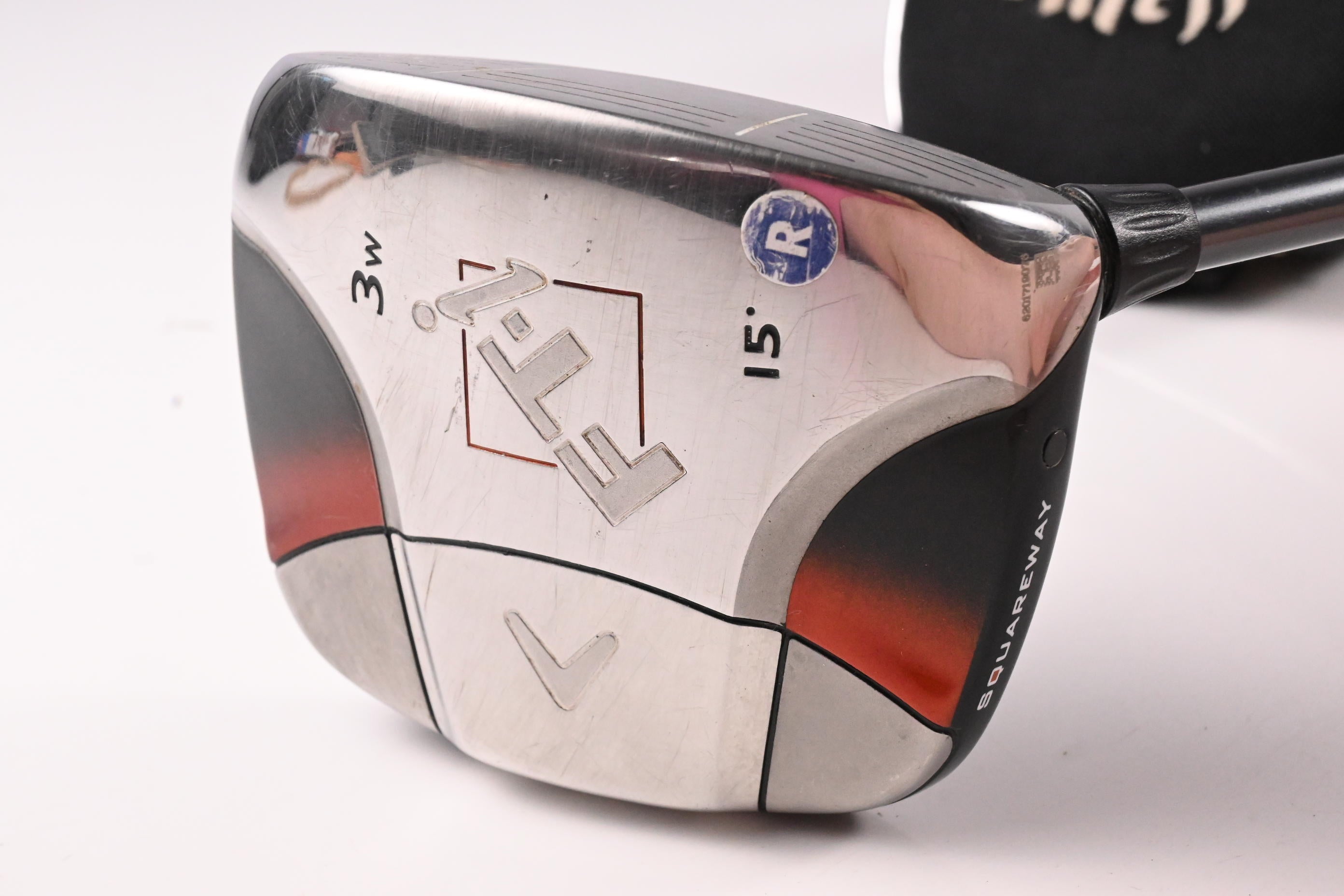Callaway FT-i Squareway #3 Wood / 15 Degree / Regular Flex Fujikura Fit On Shaft