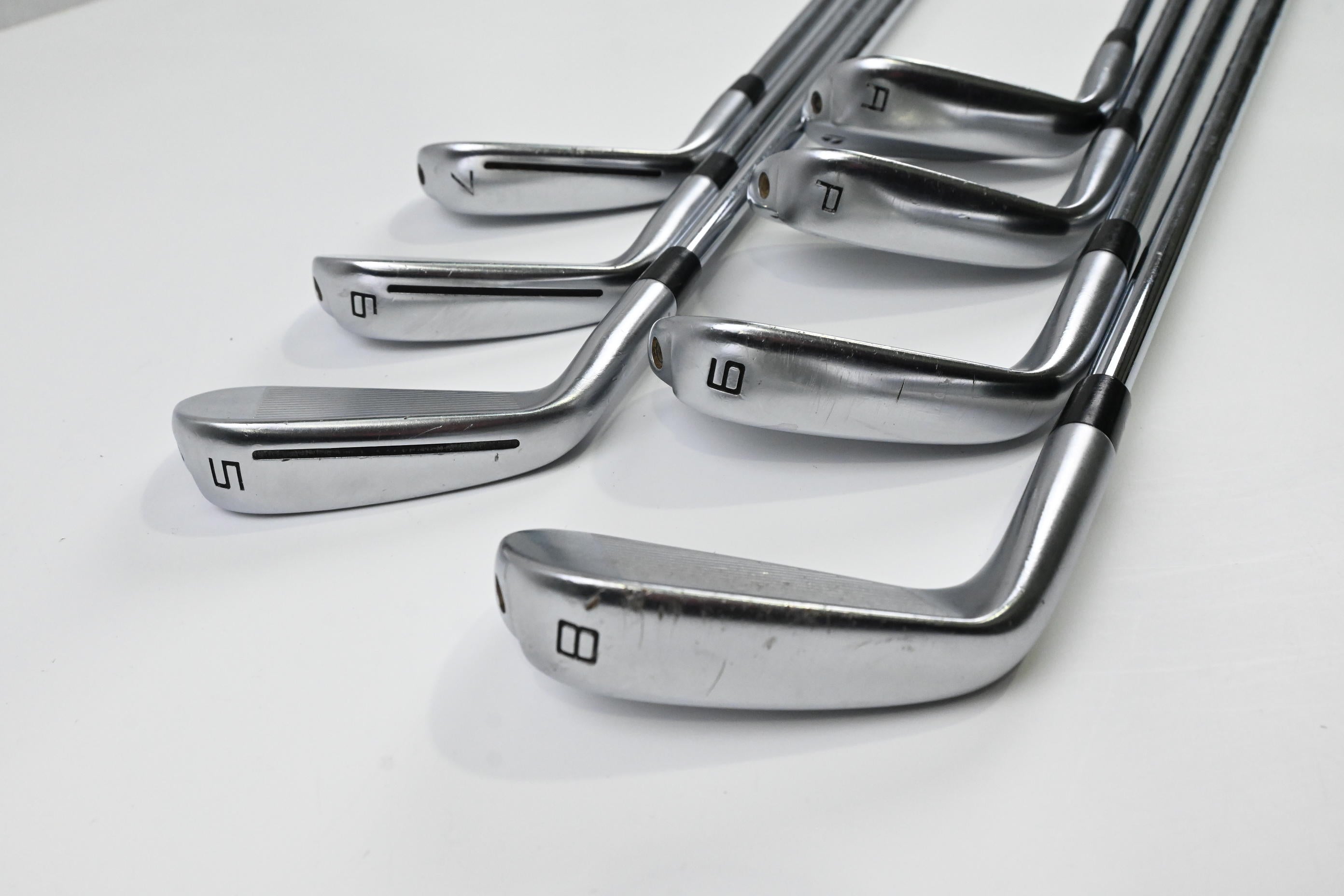 Taylormade P790 2021 Irons / 5-PW+AW / Regular Flex KBS Steel Shafts