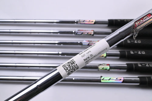 Left Hand Ping G20 Irons / 5-PW+SW / Red Dot / Regular Flex Ping CFS Shafts