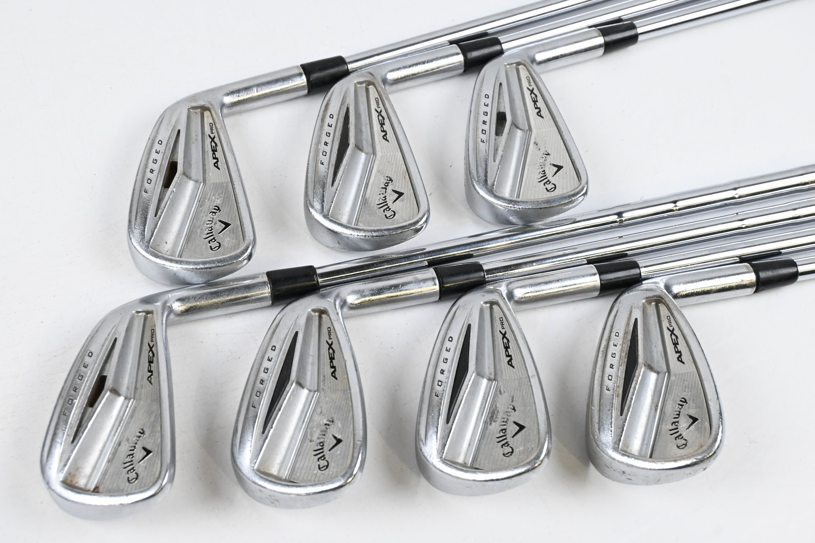 Callaway Apex Pro Forged Irons / 4-PW / Stiff Flex KBS Tour-V 110 Steel Shafts