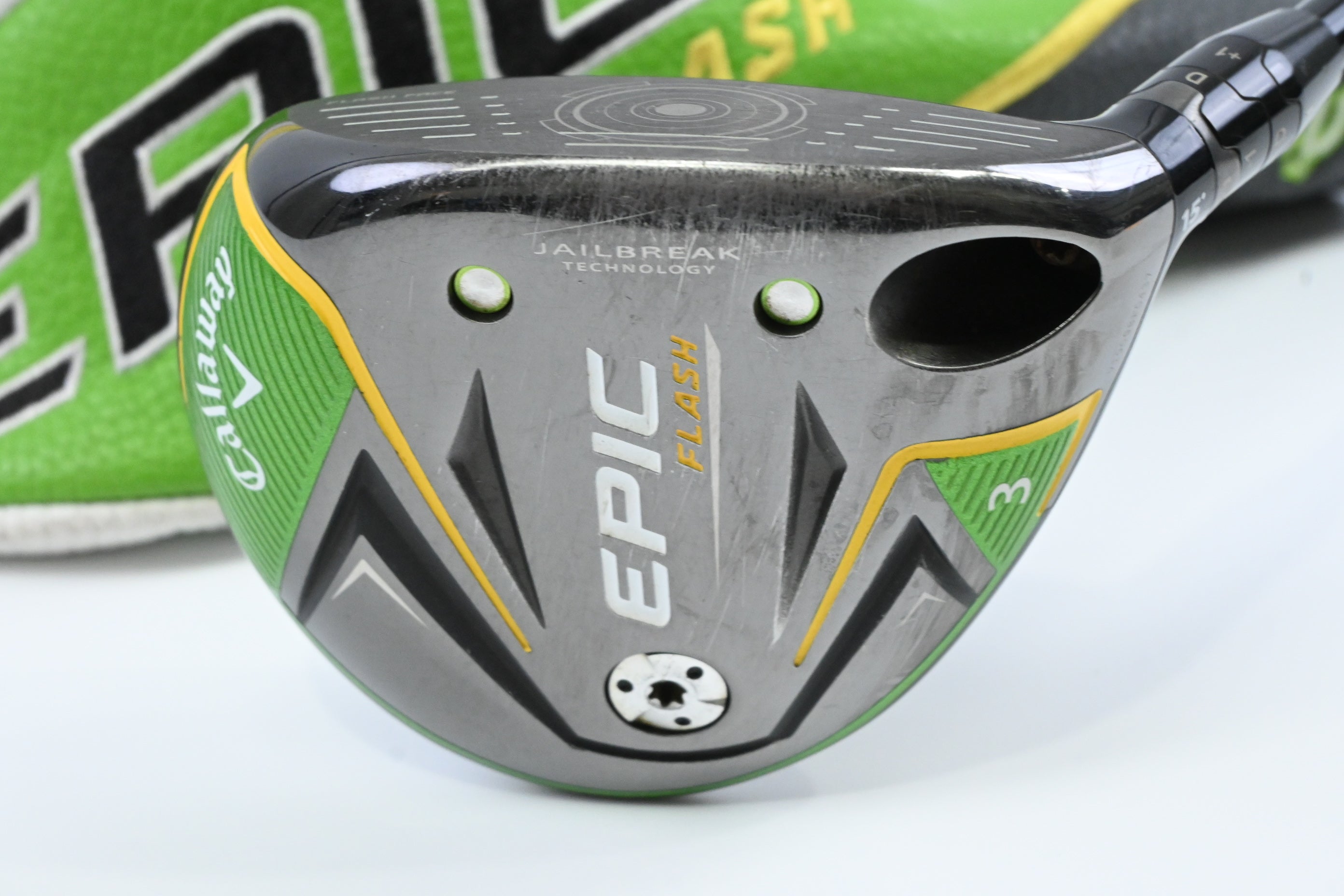 Callaway Epic Flash #3 Wood / 15 Degree / Regular Flex Tensei AV Blue 75 Shaft