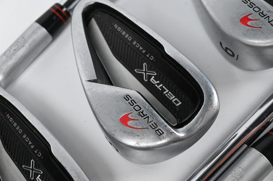 Benross Delta X Irons / 4-PW+GW+SW / Stiff Flex KBS Tour 105 Shafts