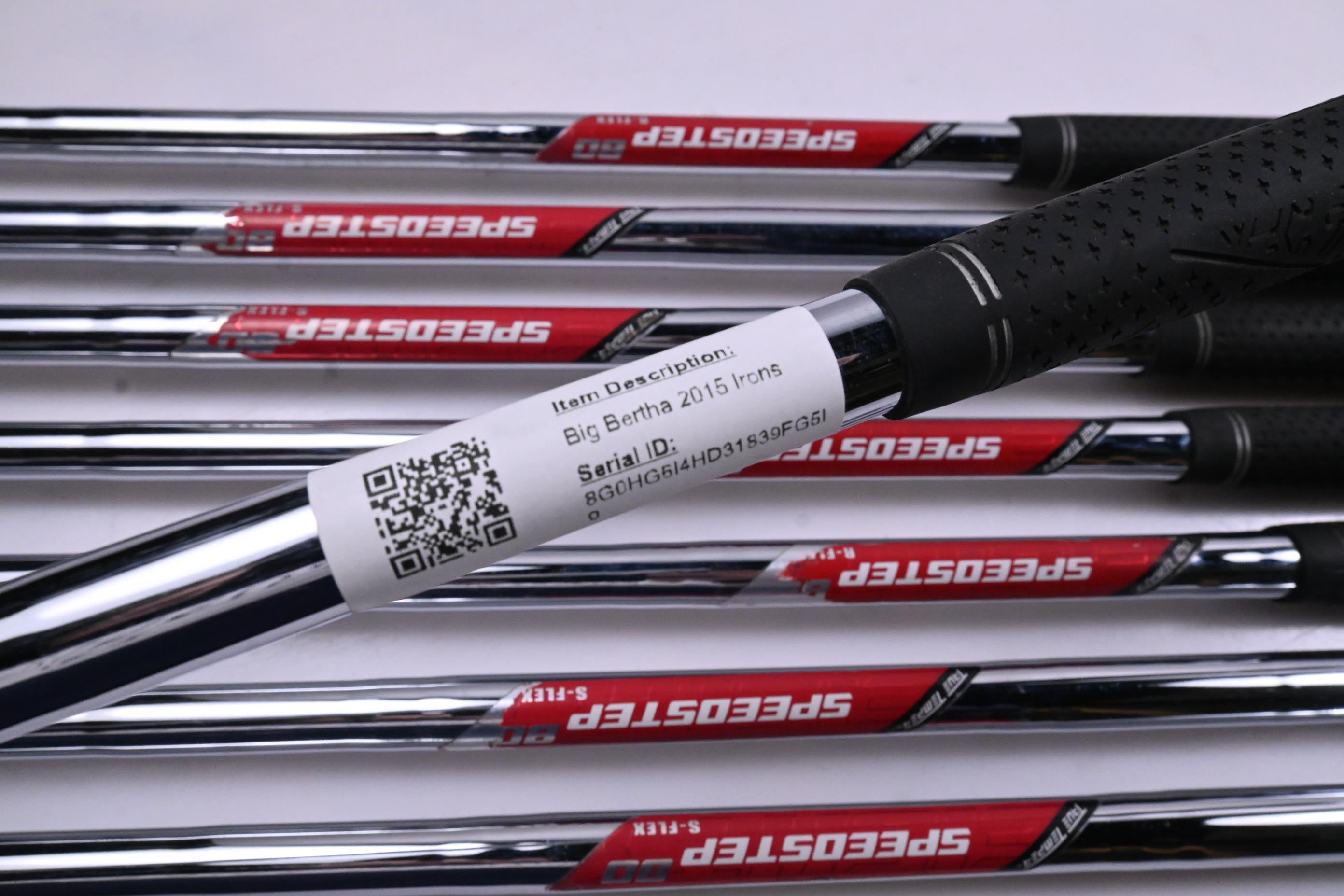 Callaway Big Bertha 2015 Irons / 4-PW+SW / Stiff Flex SpeedStep 80 Shafts