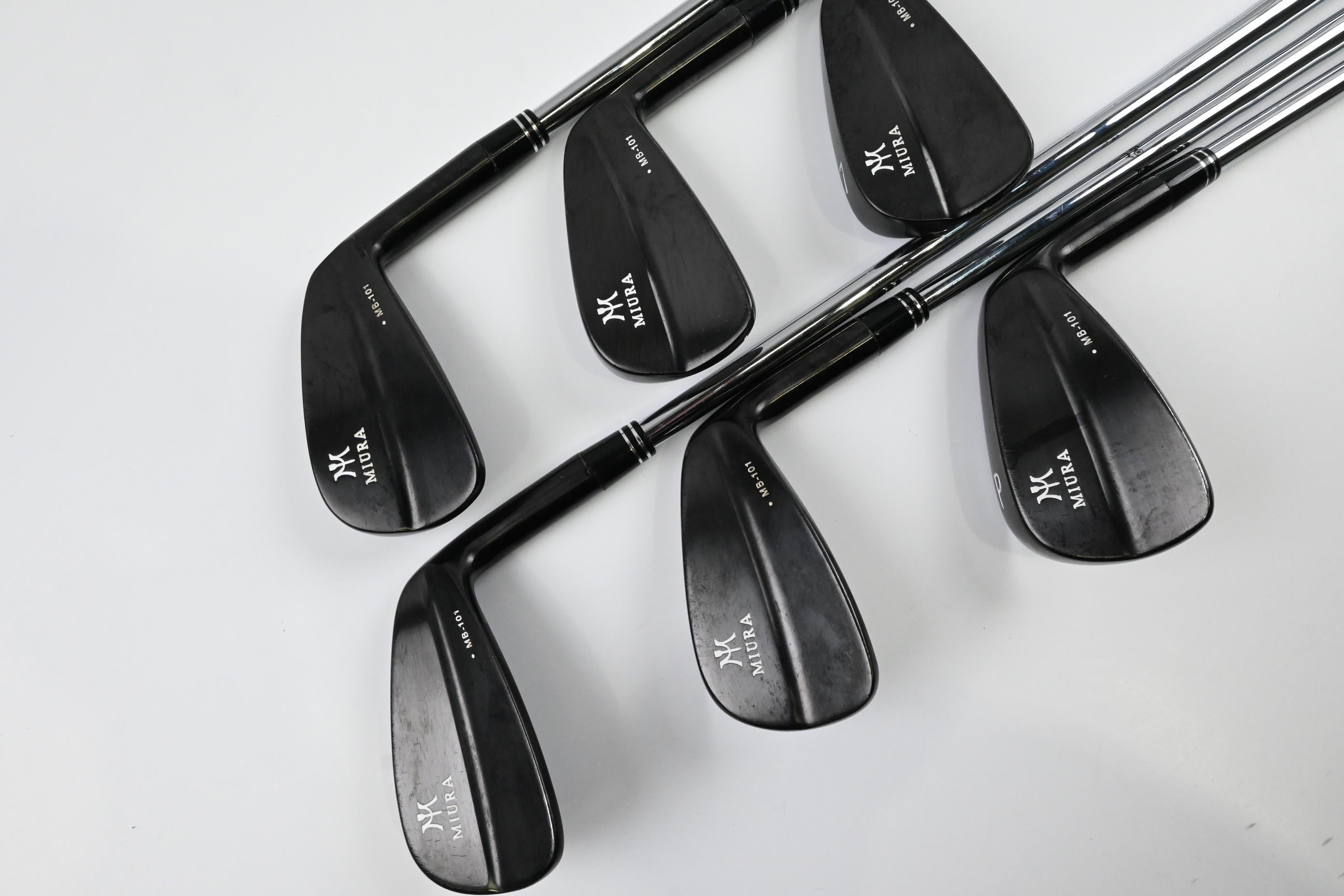Miura MB-101 Black Irons / 5-PW / Stiff Flex True Temper GS85 Shafts