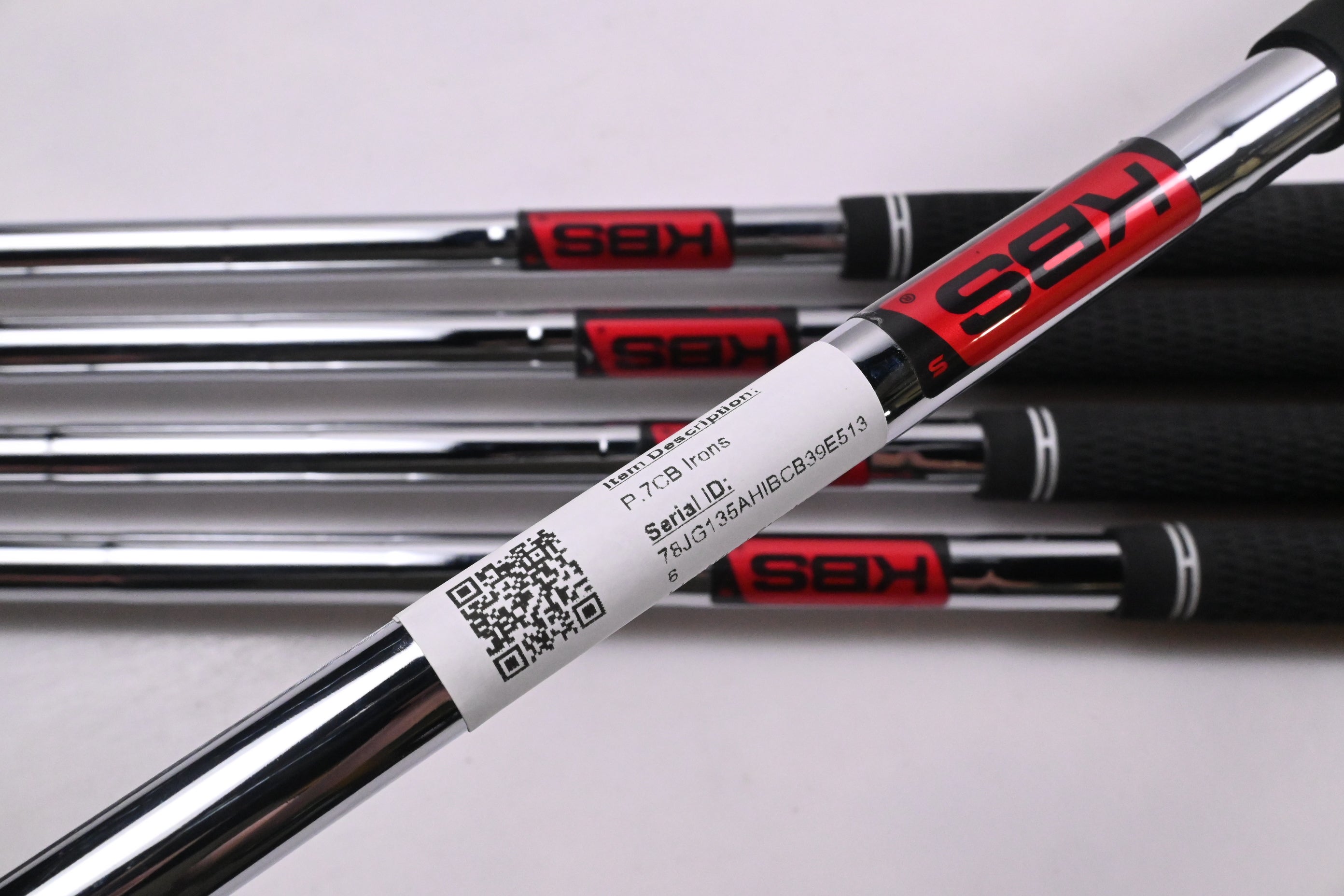 Taylormade P.7CB Irons / 5-9i / Stiff Flex KBS Tour Shafts