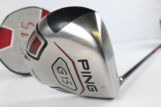 Ping G15 Driver / 10.5 Degree / Regular Flex Aldila Serrano 60 Shaft