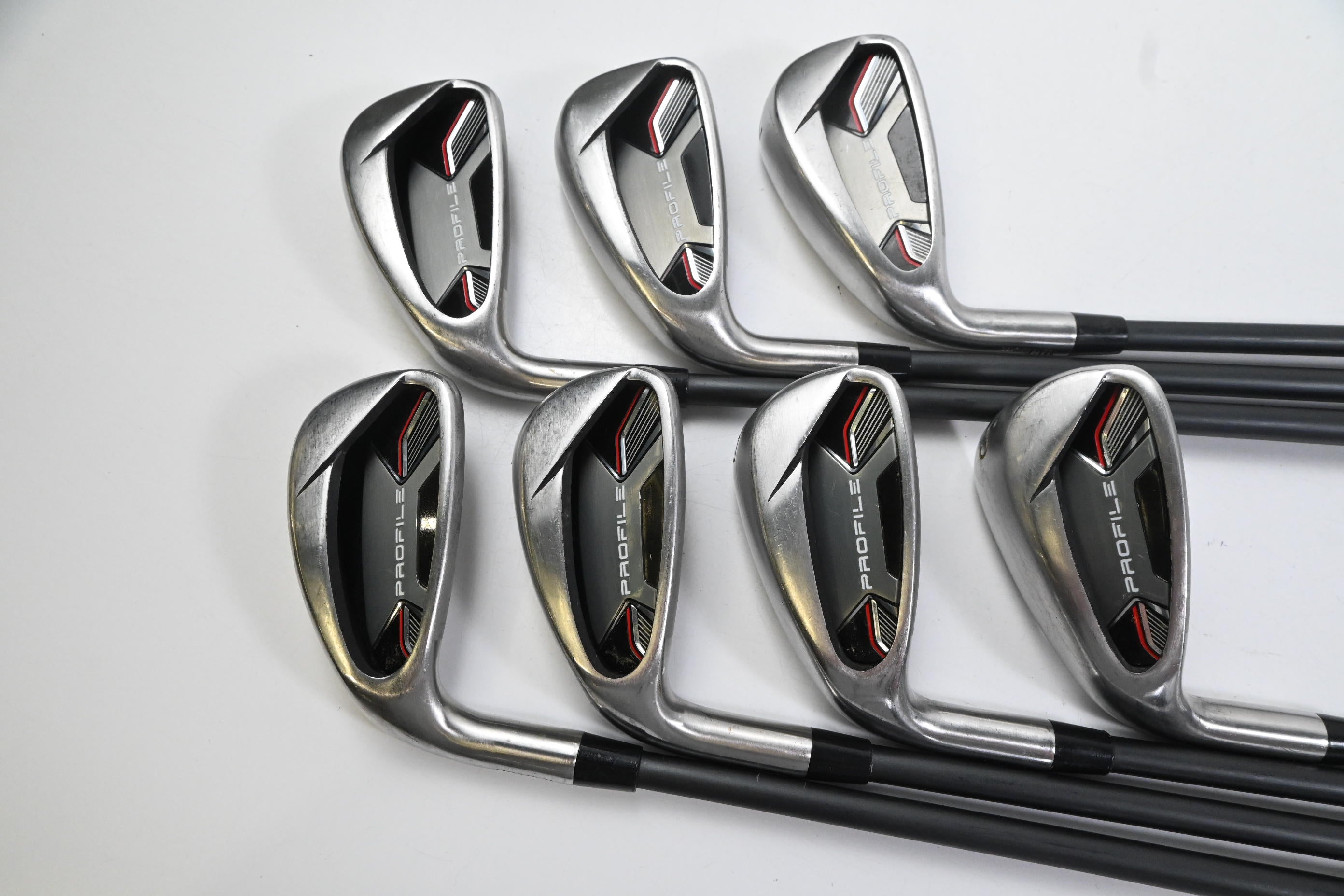 Left Hand Wilson Profile Irons / 5-PW+SW / Senior Flex Wilson Profile Shafts