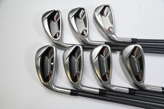 Left Hand Wilson Profile Irons / 5-PW+SW / Senior Flex Wilson Profile Shafts