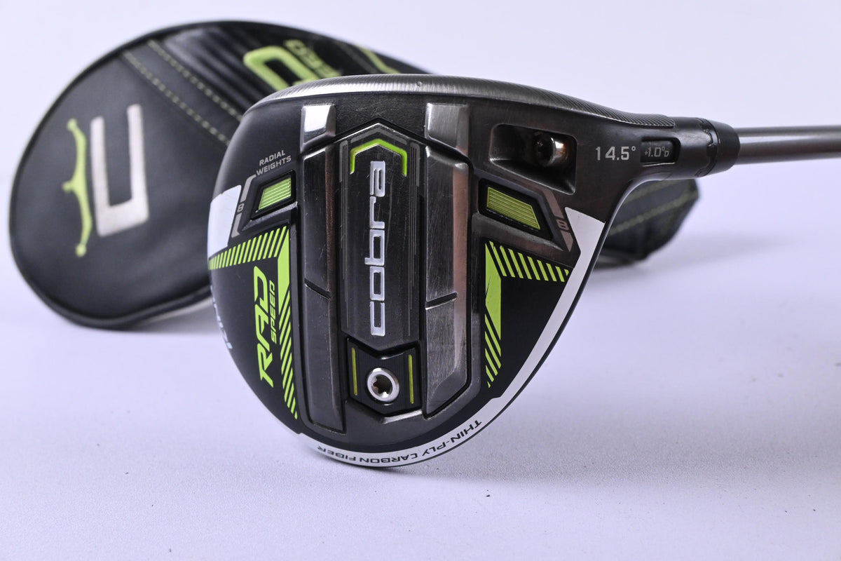 Cobra King Radspeed #3 Wood / 14.5 Degree / Regular Flex EvenFlow Riptide 50