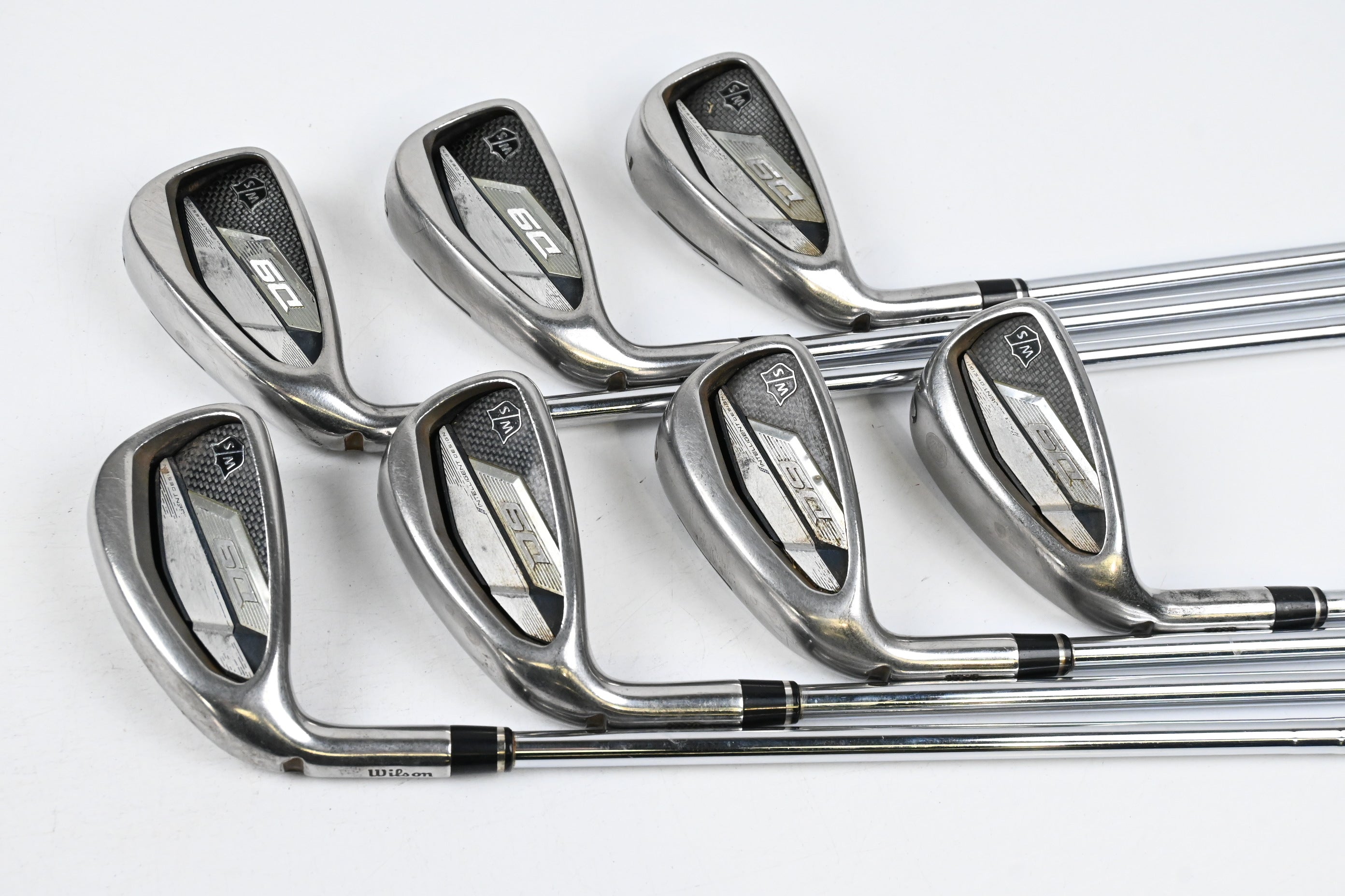 Left Hand Wilson D9 Irons / 5-PW+SW / Regular Flex KBS MAX Ultralite Shafts