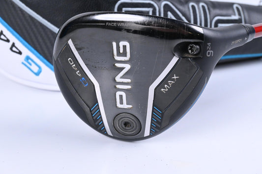 Ping G440 Max #9 Wood / 24 Degree / Regular Flex Denali Red 60 Shaft