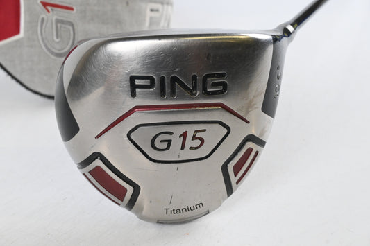 Ping G15 Driver / 10.5 Degree / Regular Flex Aldila Serrano 60 Shaft