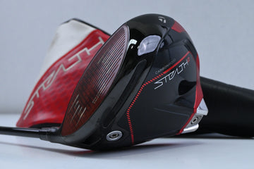 Left Hand Taylormade Stealth 2 Driver / 10.5 Degree / Stiff Flex Ventus TR Red