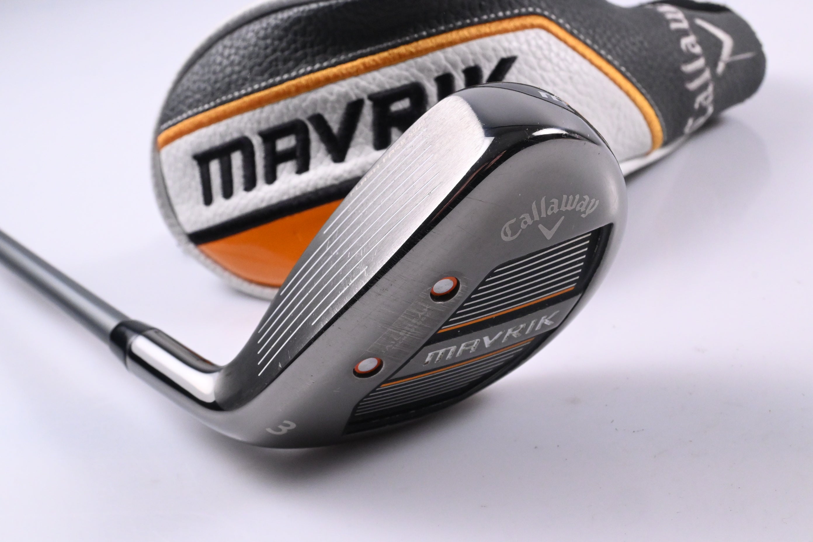 Left Hand Callaway Mavrik #3 Hybrid / 18 Degree / Regular Flex Catalyst 65