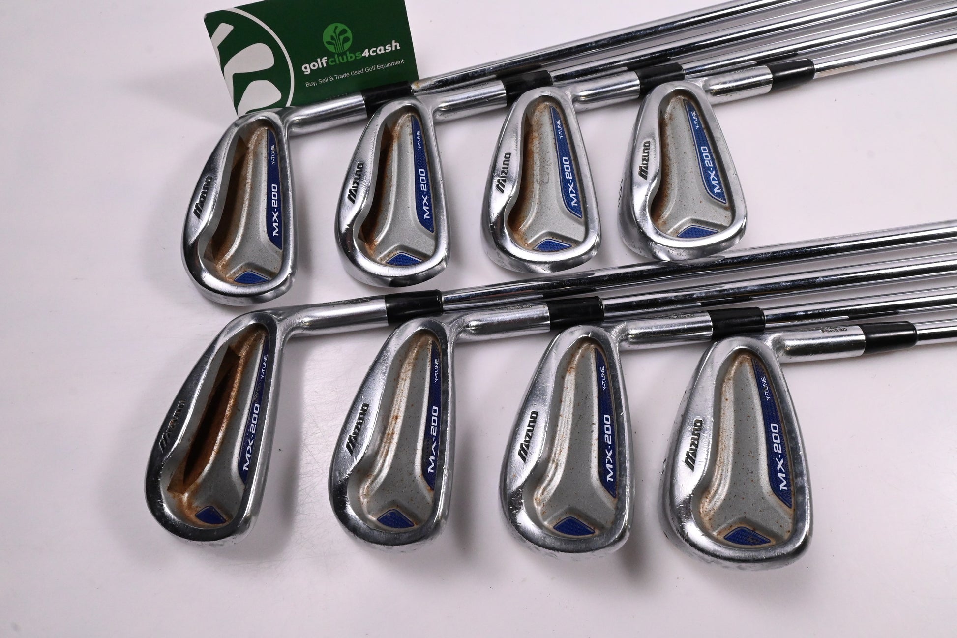 Mizuno MX-200 Irons / 3-PW / Regular Flex Dynalite Gold XP R300 Shafts