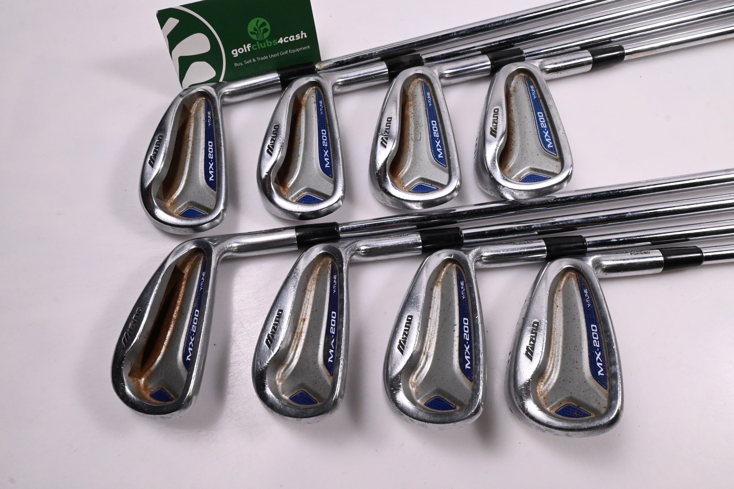 Mizuno MX-200 Irons / 3-PW / Regular Flex Dynalite Gold XP R300 Shafts