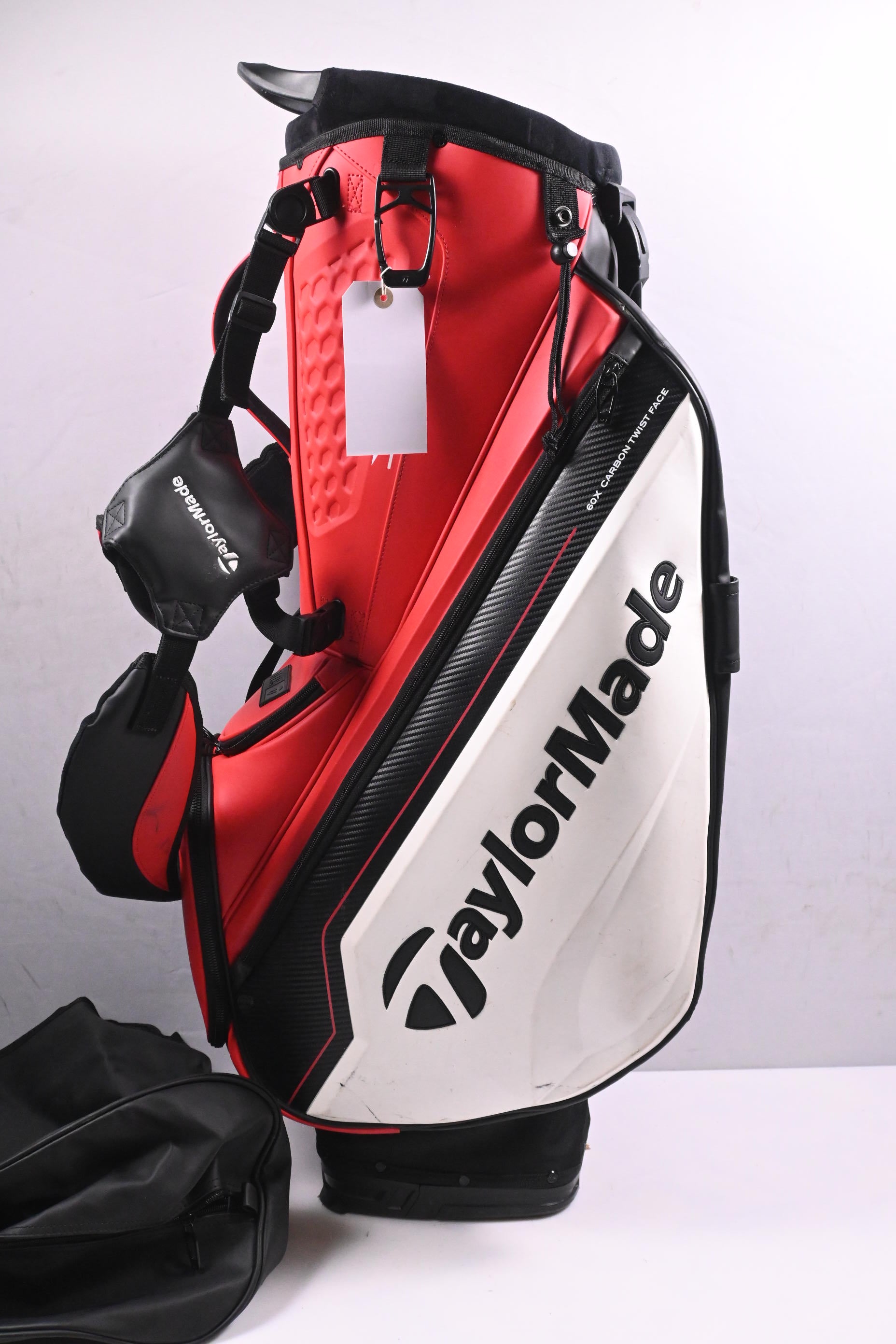Taylormade Stealth Tour Stand Bag / 4-Way Divider / Red, White & Black