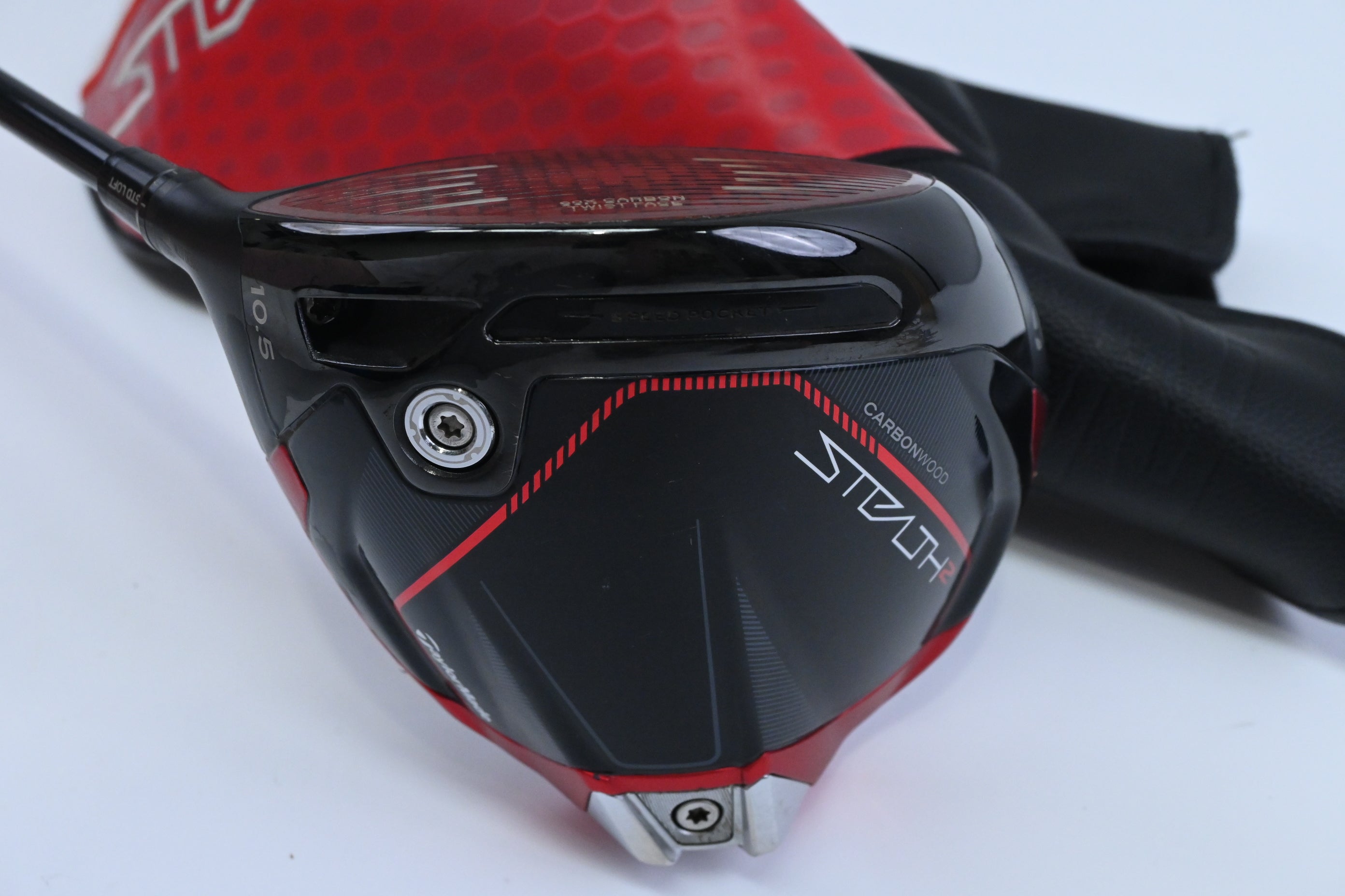 Left Hand Taylormade Stealth 2 Driver / 10.5 Degree / Stiff Flex Ventus TR Red