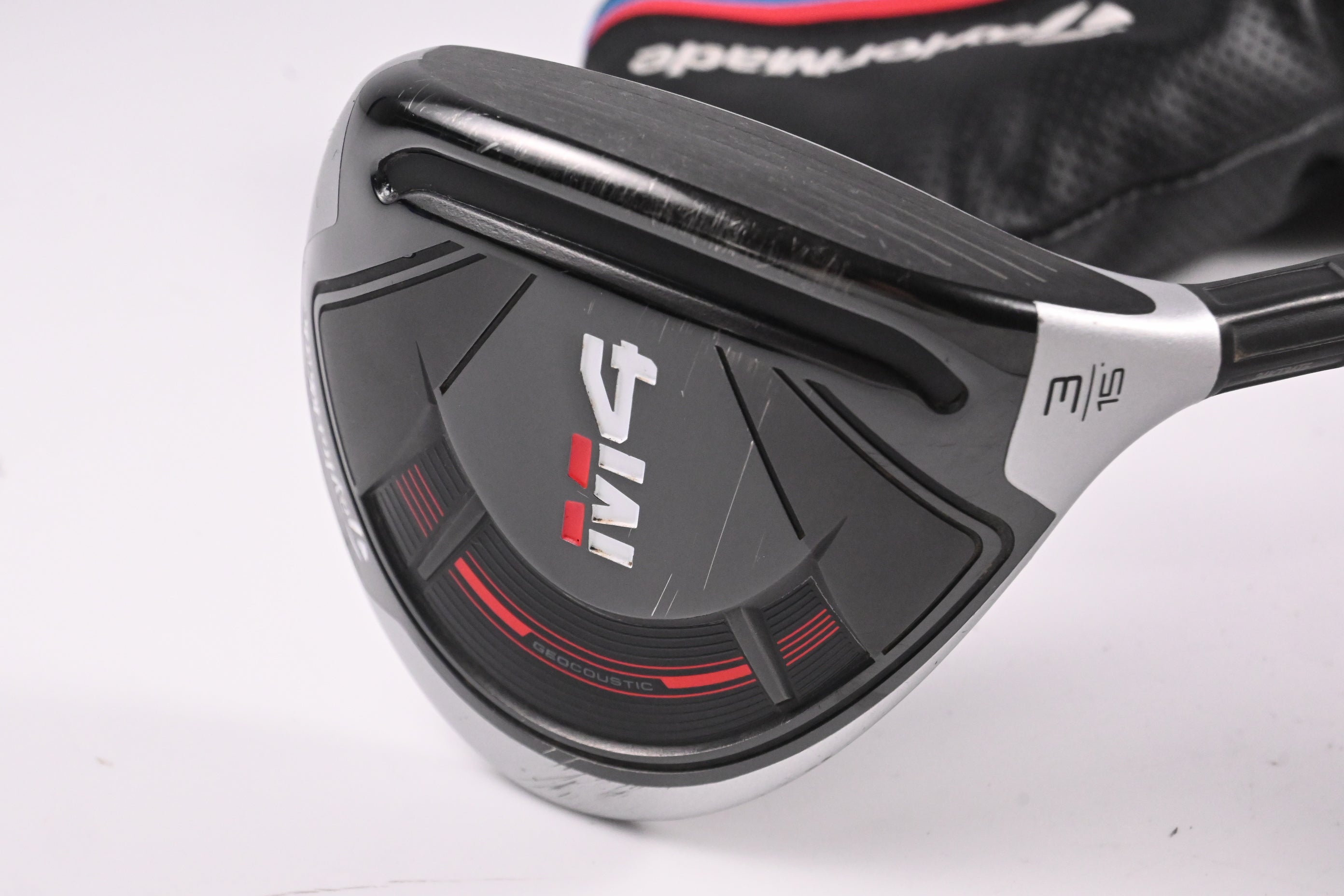 Taylormade M4 #3 Wood / 15 Degree / Regular Flex Fujikura Atmos Red 5 Shaft