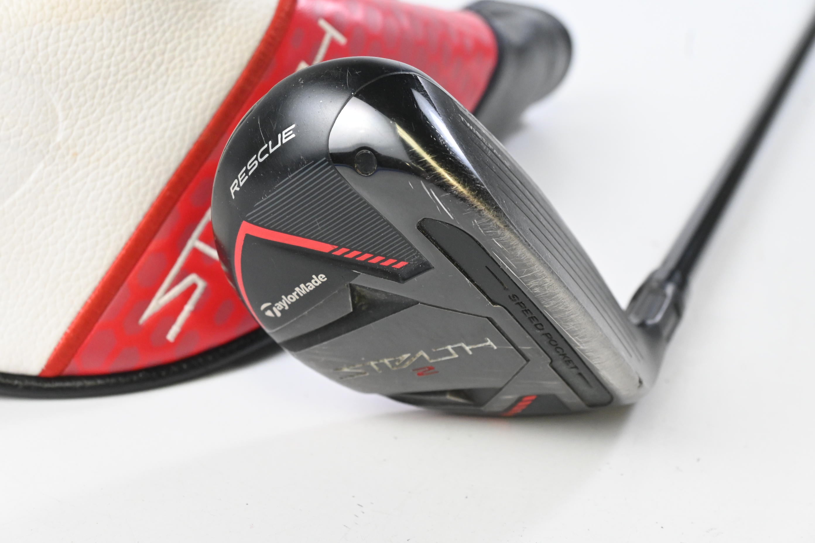 Taylormade Stealth 2 #3 Hybrid / 19 Degree / Stiff Flex Ventus TR Red 7 Shaft