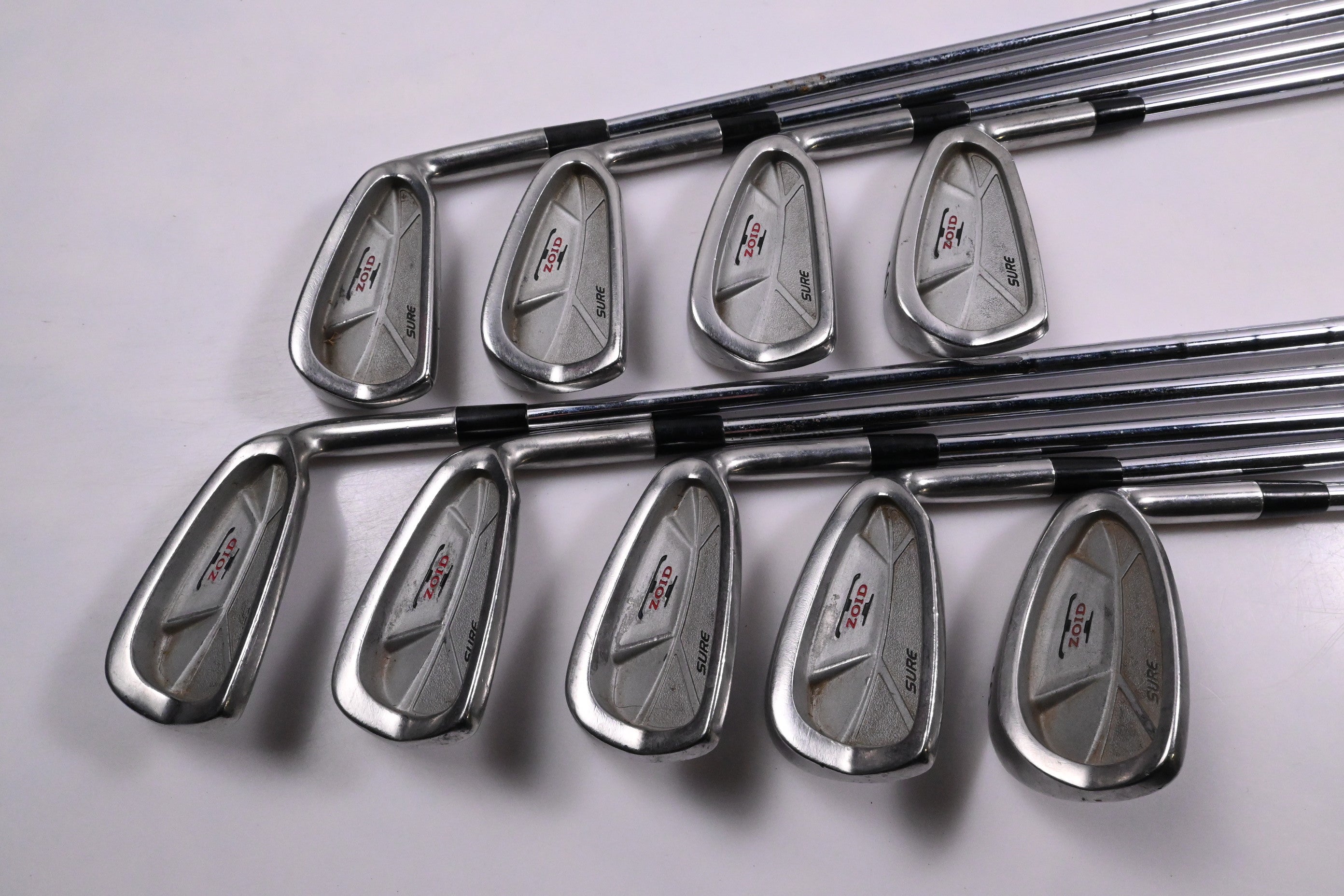 Mizuno T-Zoid Sure Irons / 3-PW+SW / Regular Flex Gold Plus R400 Shafts