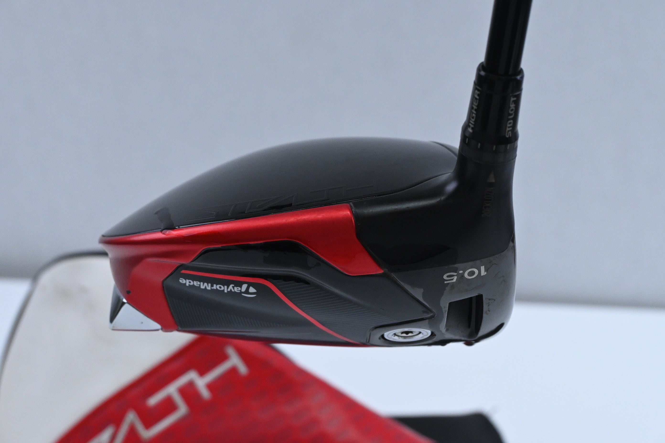 Left Hand Taylormade Stealth 2 Driver / 10.5 Degree / Stiff Flex Ventus TR Red