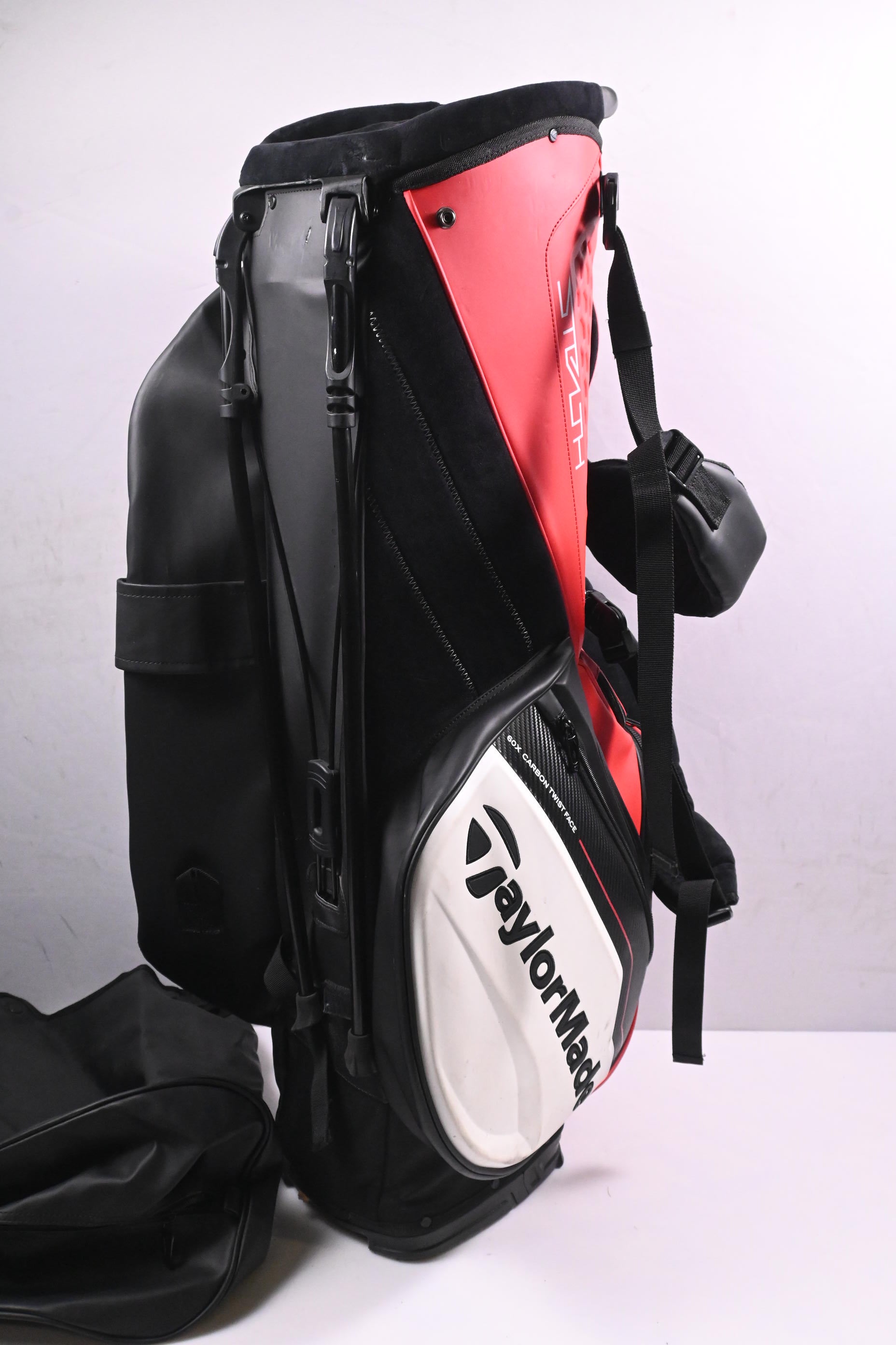 Taylormade Stealth Tour Stand Bag / 4-Way Divider / Red, White & Black