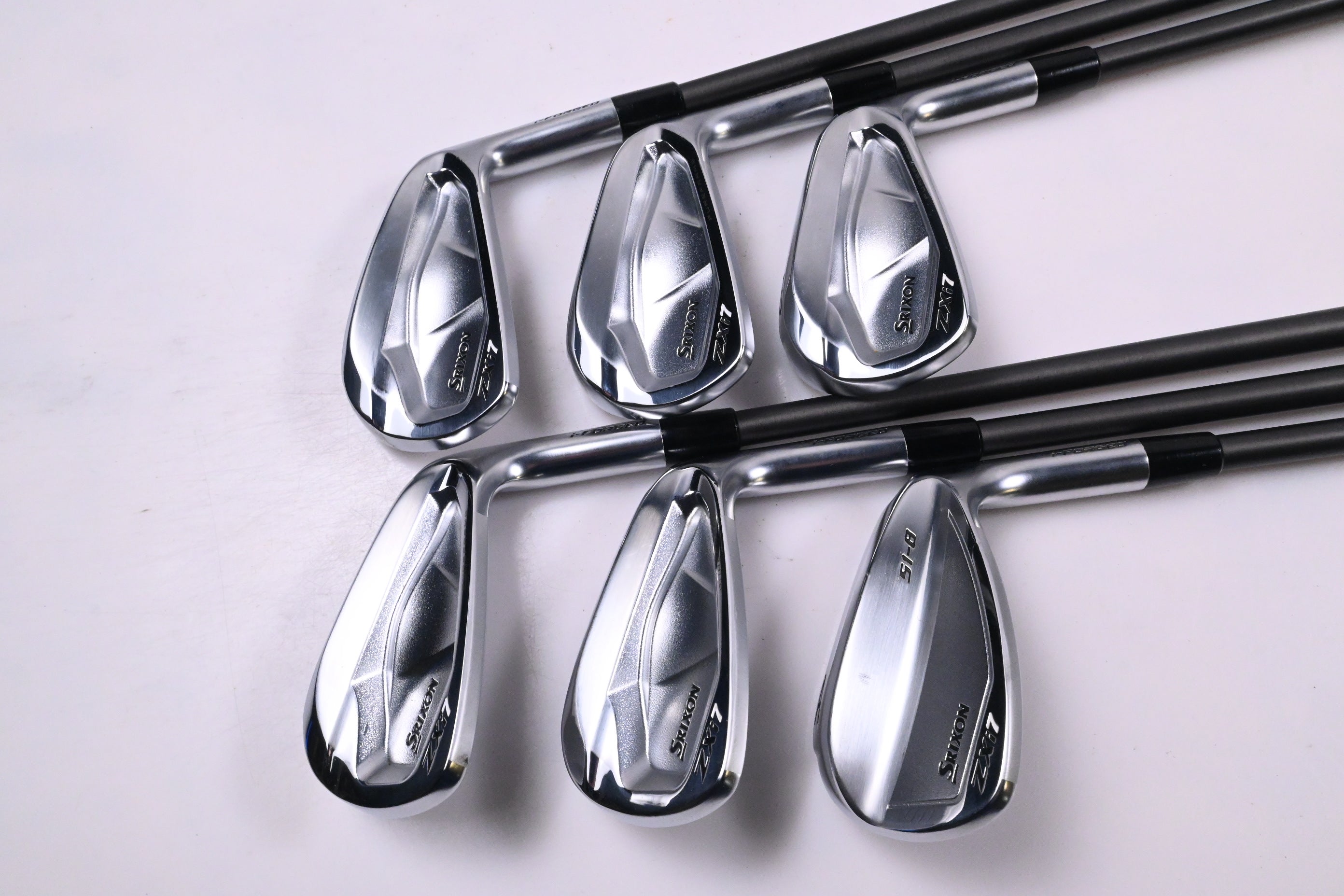 Srixon ZXi7 Irons / 6-PW+GW / Stiff Flex SteelFiber i95 cw Shafts