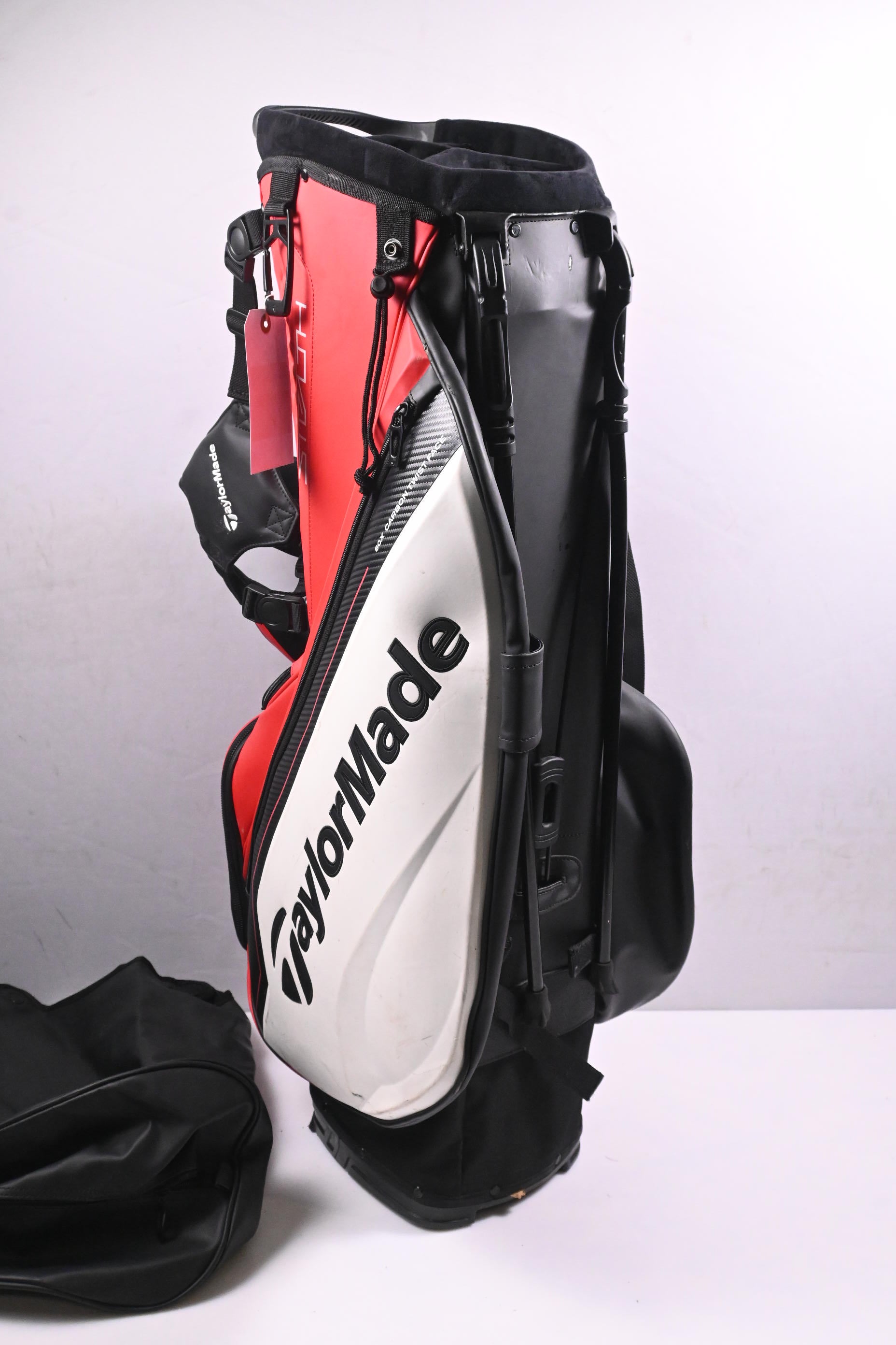 Taylormade Stealth Tour Stand Bag / 4-Way Divider / Red, White & Black