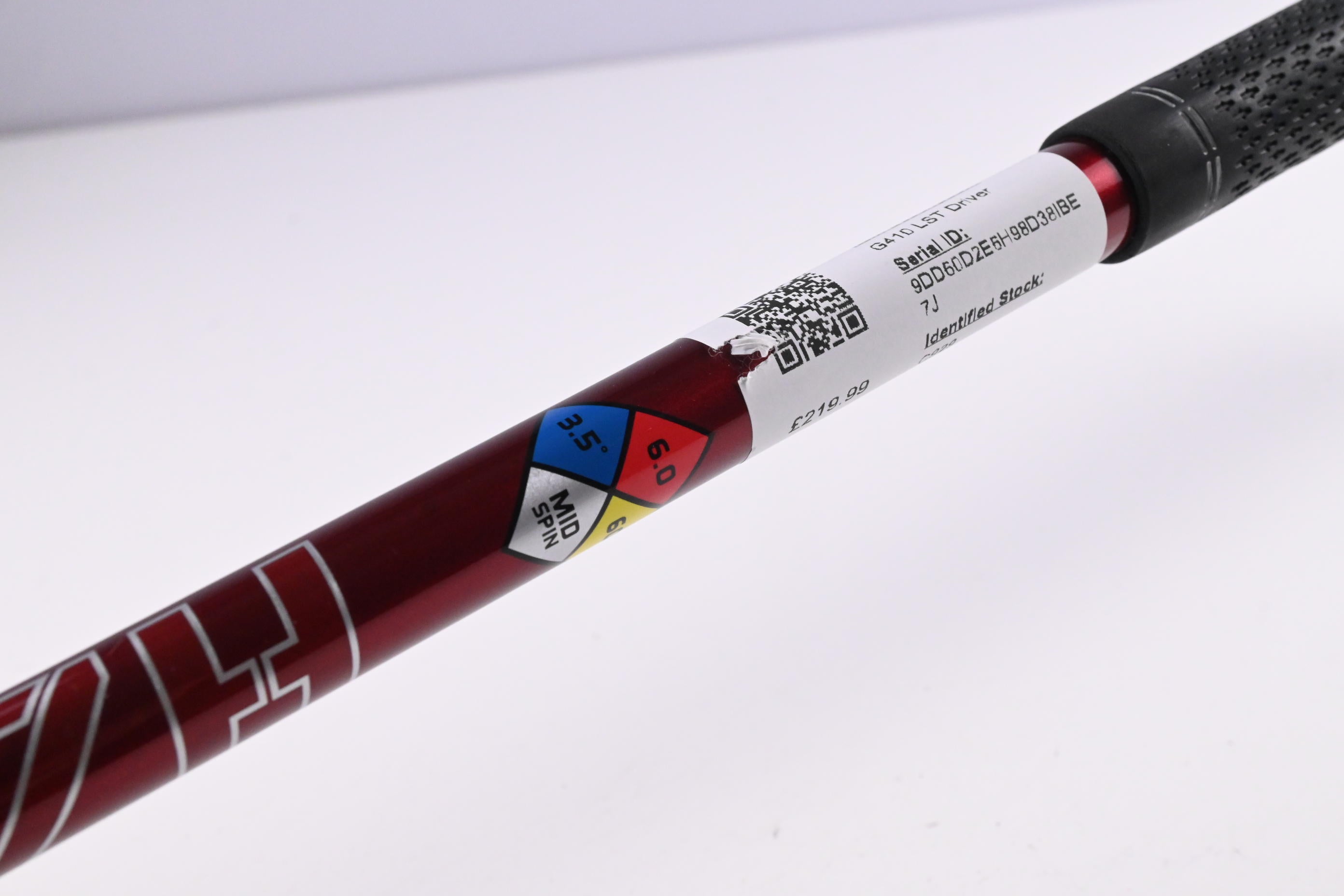 Ping G410 LST Driver / 9 Degree / Stiff Flex HZRDUS Smoke Red RDX 60 Shaft