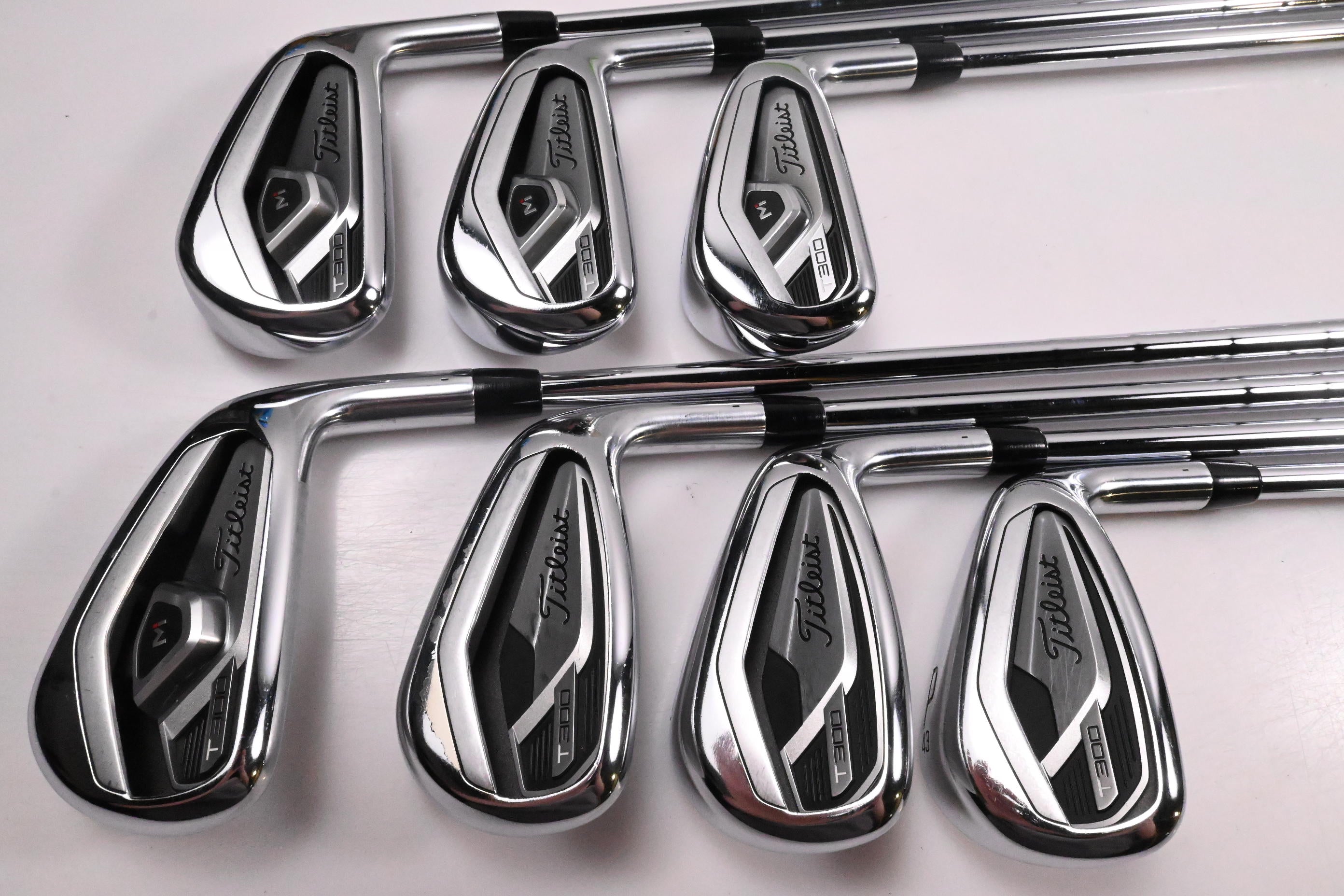 Titleist T300 2021 Irons / 4-PW / Stiff Flex KBS Tour Steel Shafts