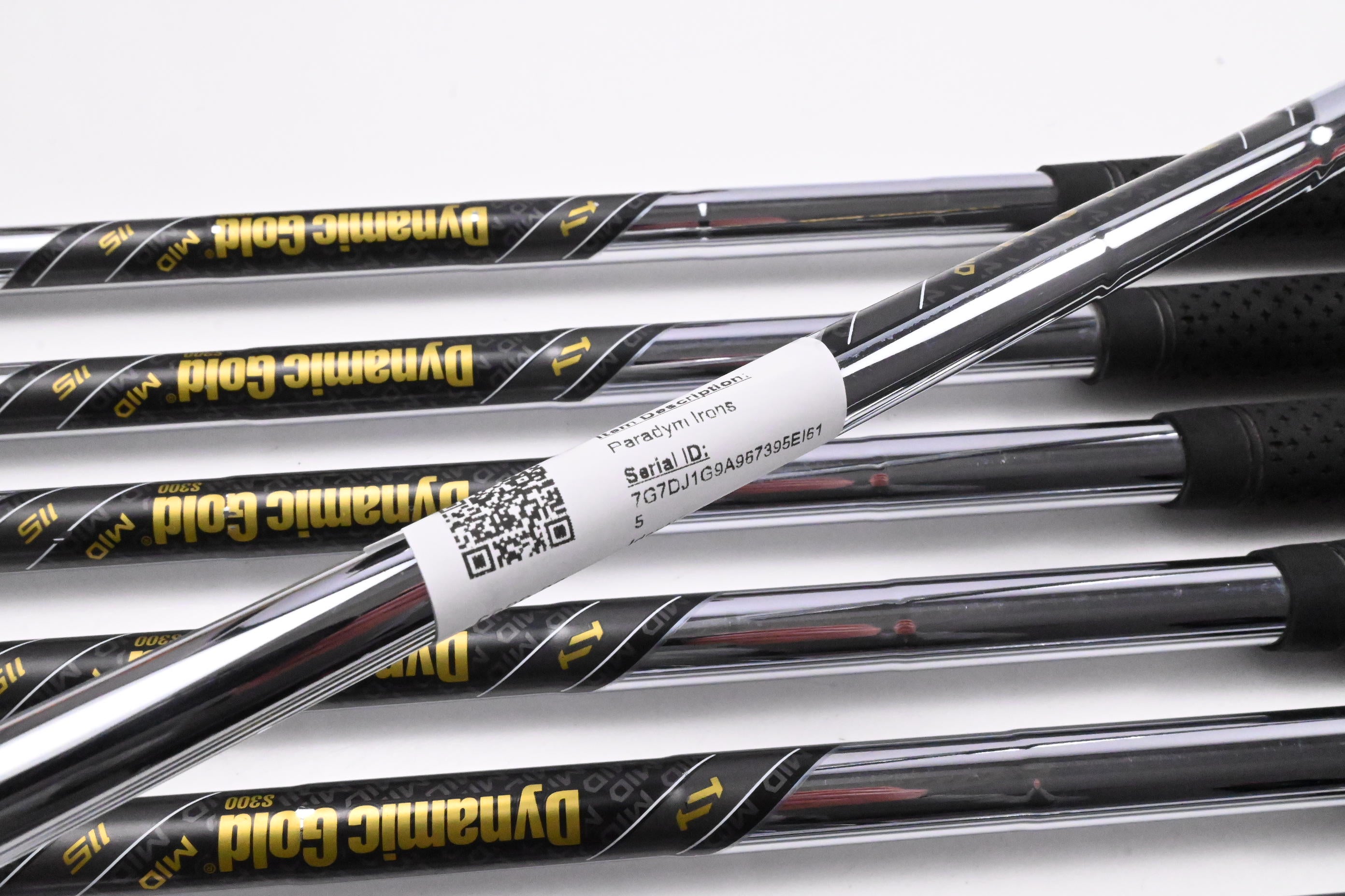 Callaway Paradym Irons / 4-PW+AW+52 / Stiff Flex Dynamic Gold 115 S300 Shafts