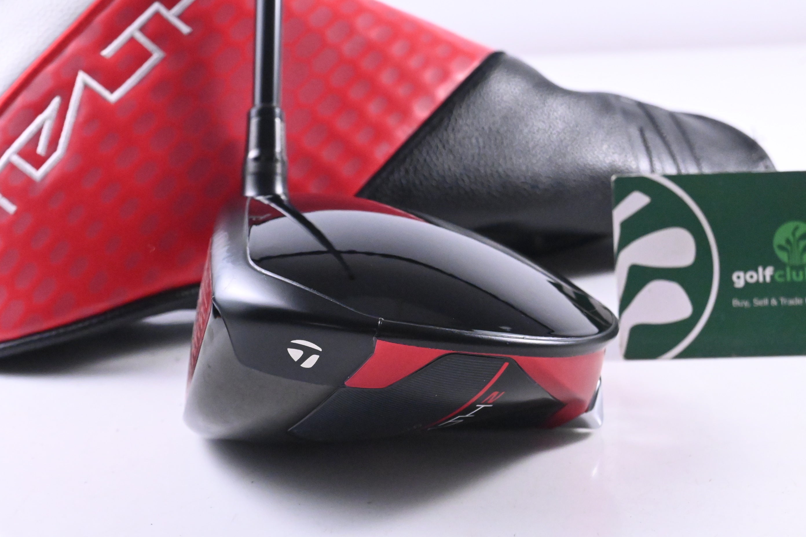 Left Hand Taylormade Stealth 2 Plus Driver / 9 Degree / Stiff Flex Atmos Red 5