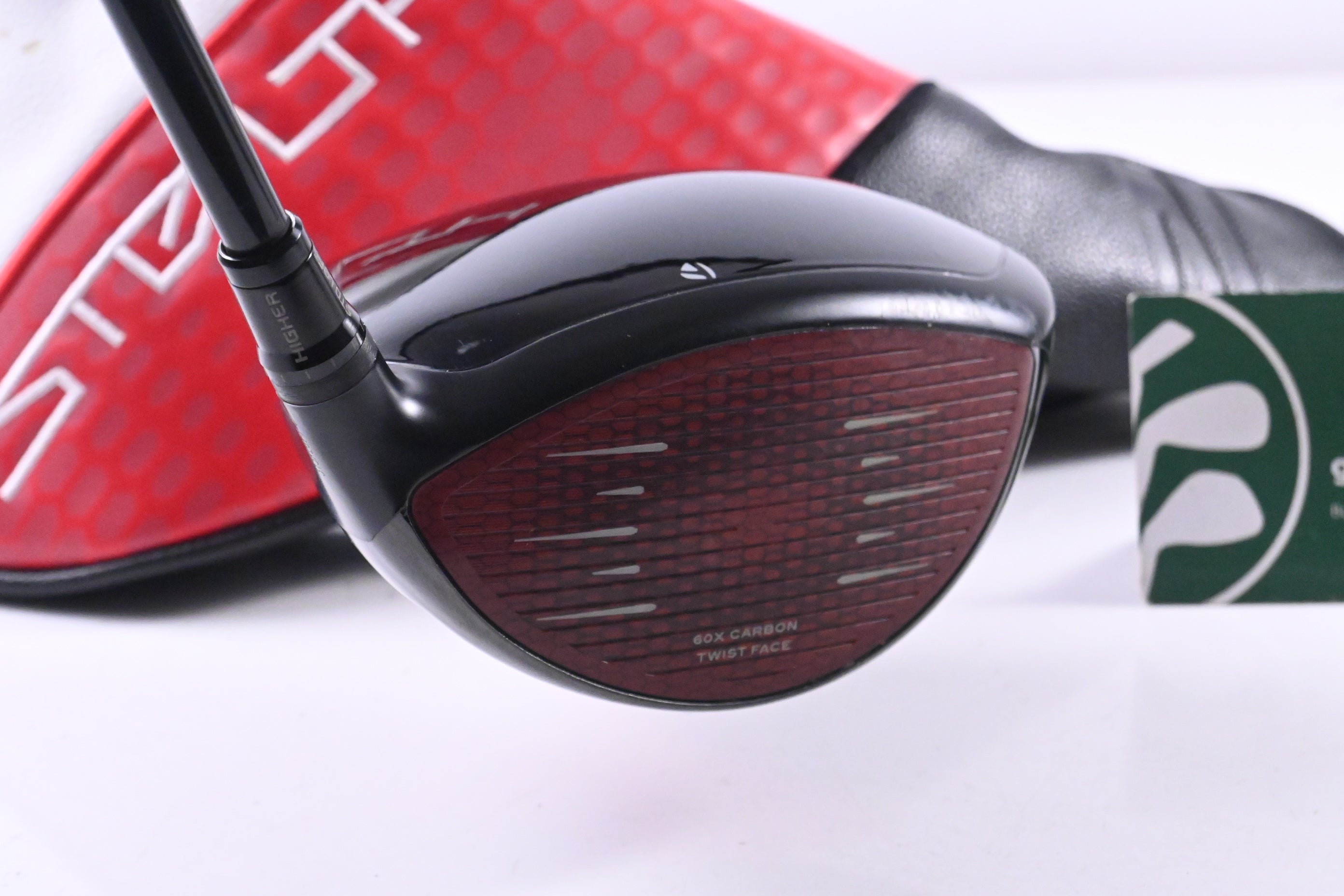Left Hand Taylormade Stealth 2 Plus Driver / 9 Degree / Stiff Flex Atmos Red 5