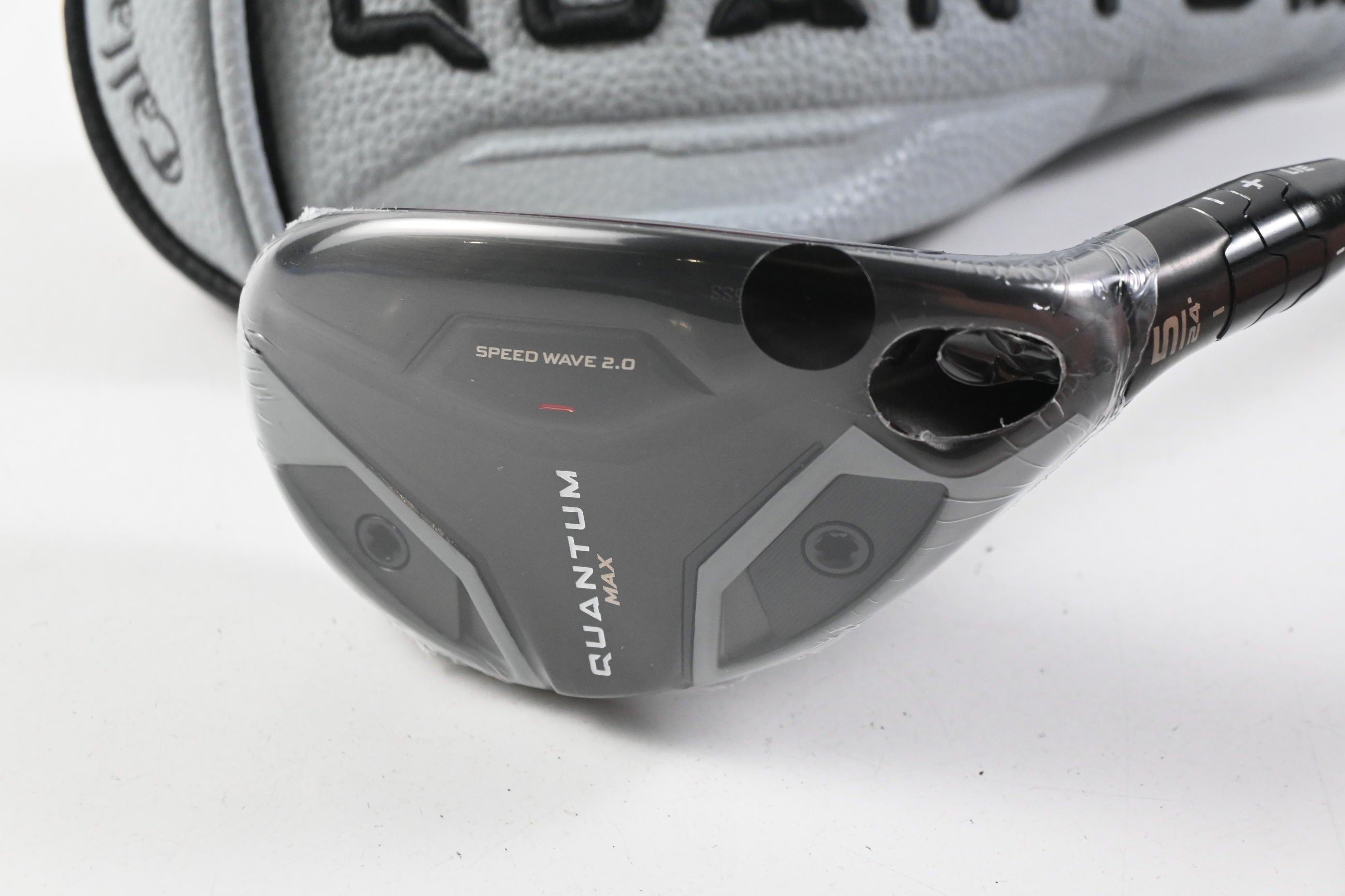 Callaway Quantum Max #5 Hybrid / 24 Degree / Regular Flex Denali Frost Silver 60