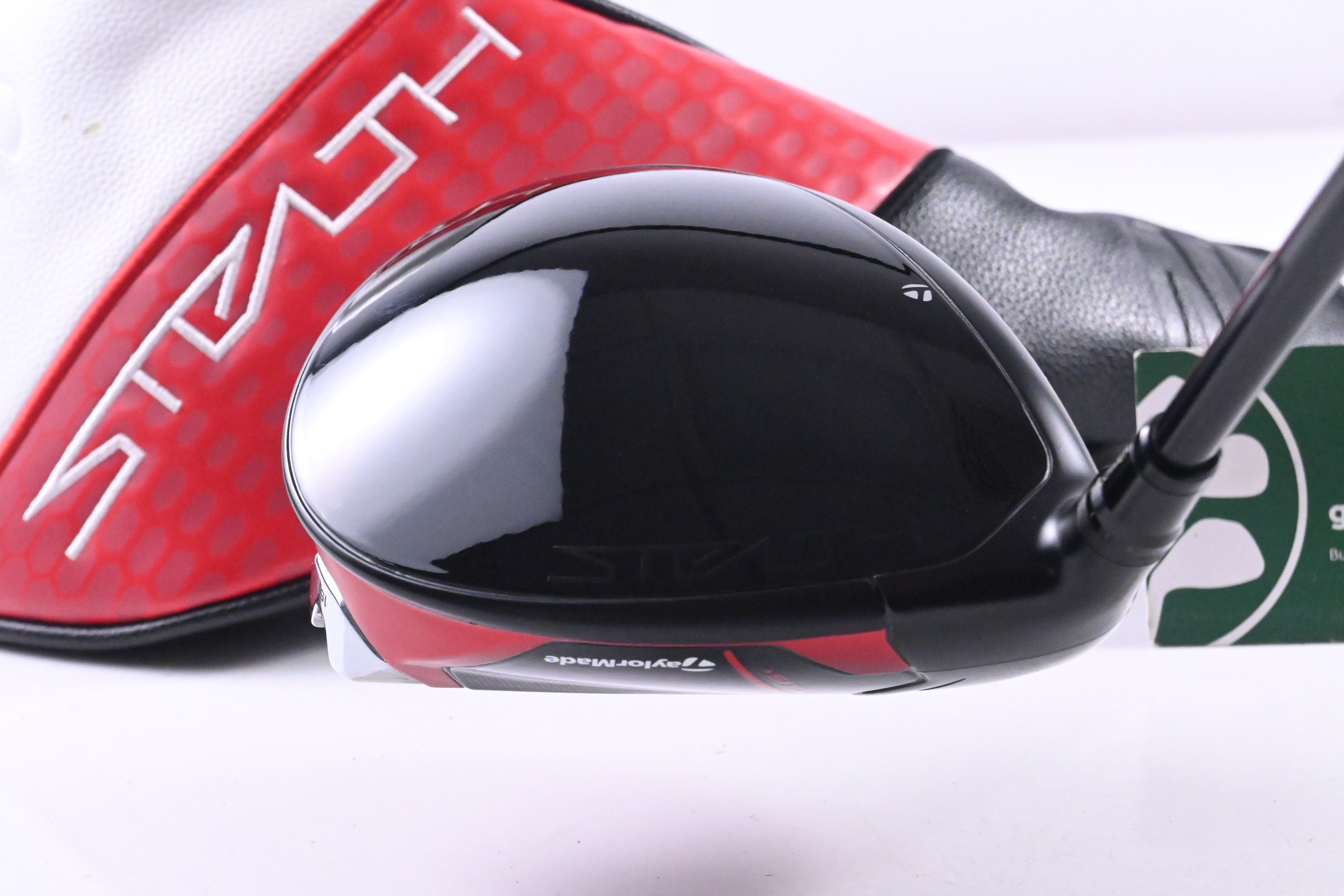 Left Hand Taylormade Stealth 2 Plus Driver / 9 Degree / Stiff Flex Atmos Red 5