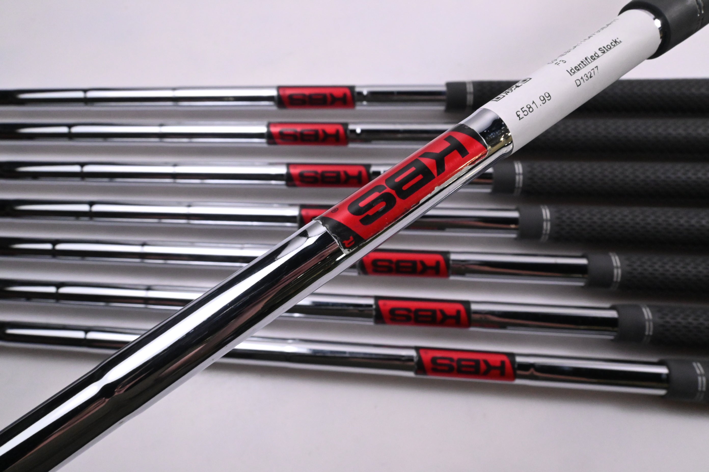 Taylormade P790 2019 Irons / 3-PW / Regular Flex KBS Tour Shafts