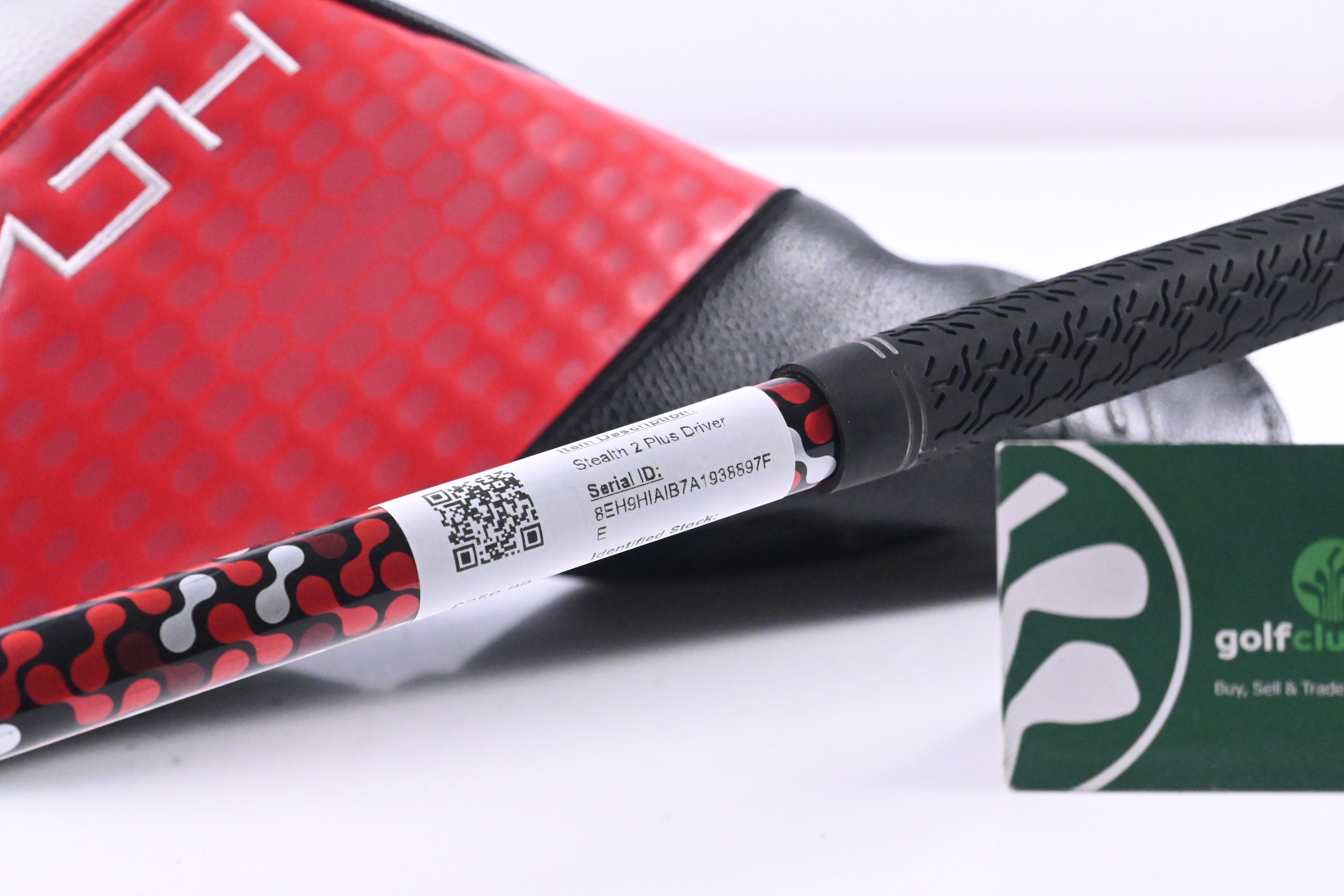 Left Hand Taylormade Stealth 2 Plus Driver / 9 Degree / Stiff Flex Atmos Red 5