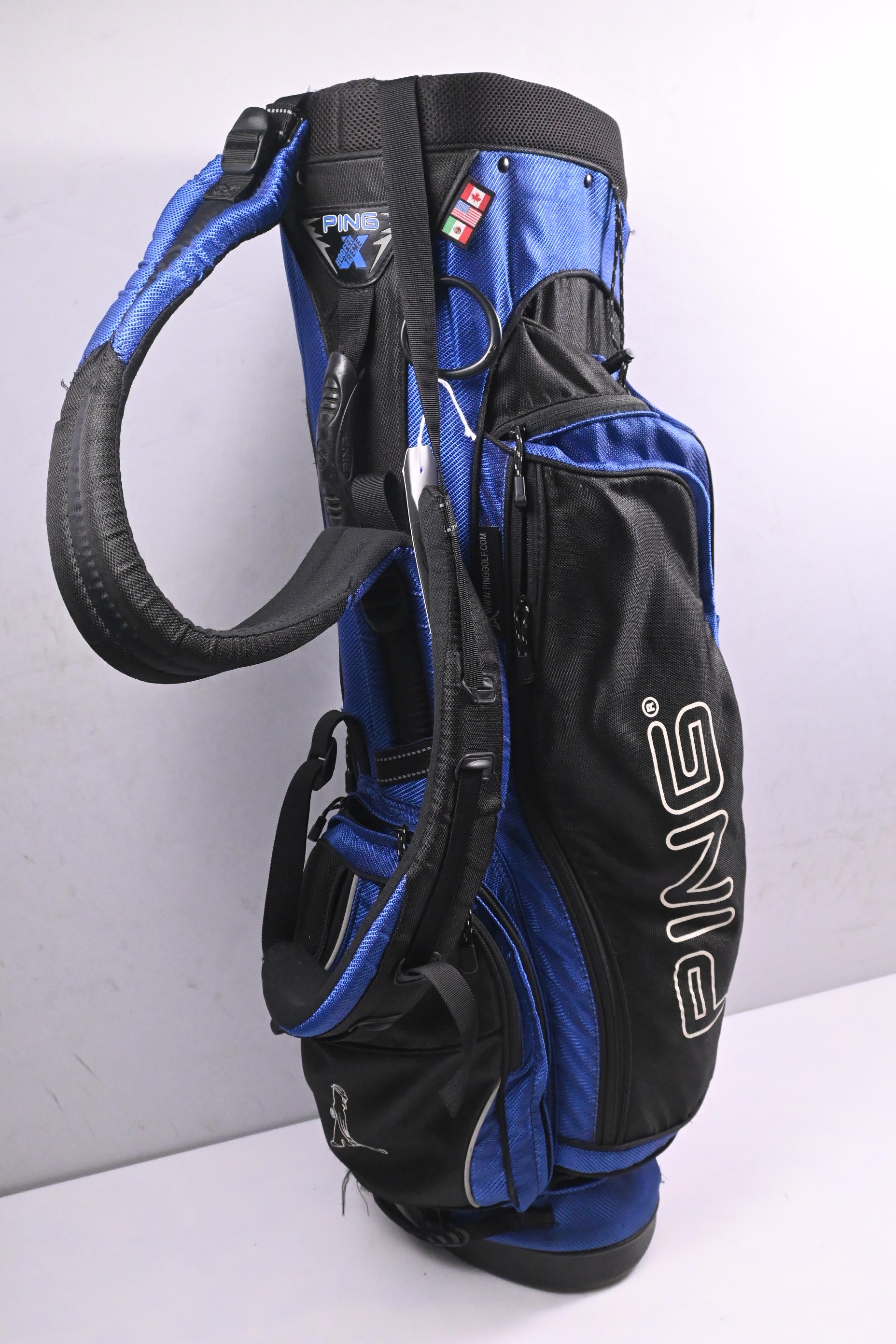 Ping Stand Bag / 8-Way Divider / Black, Blue