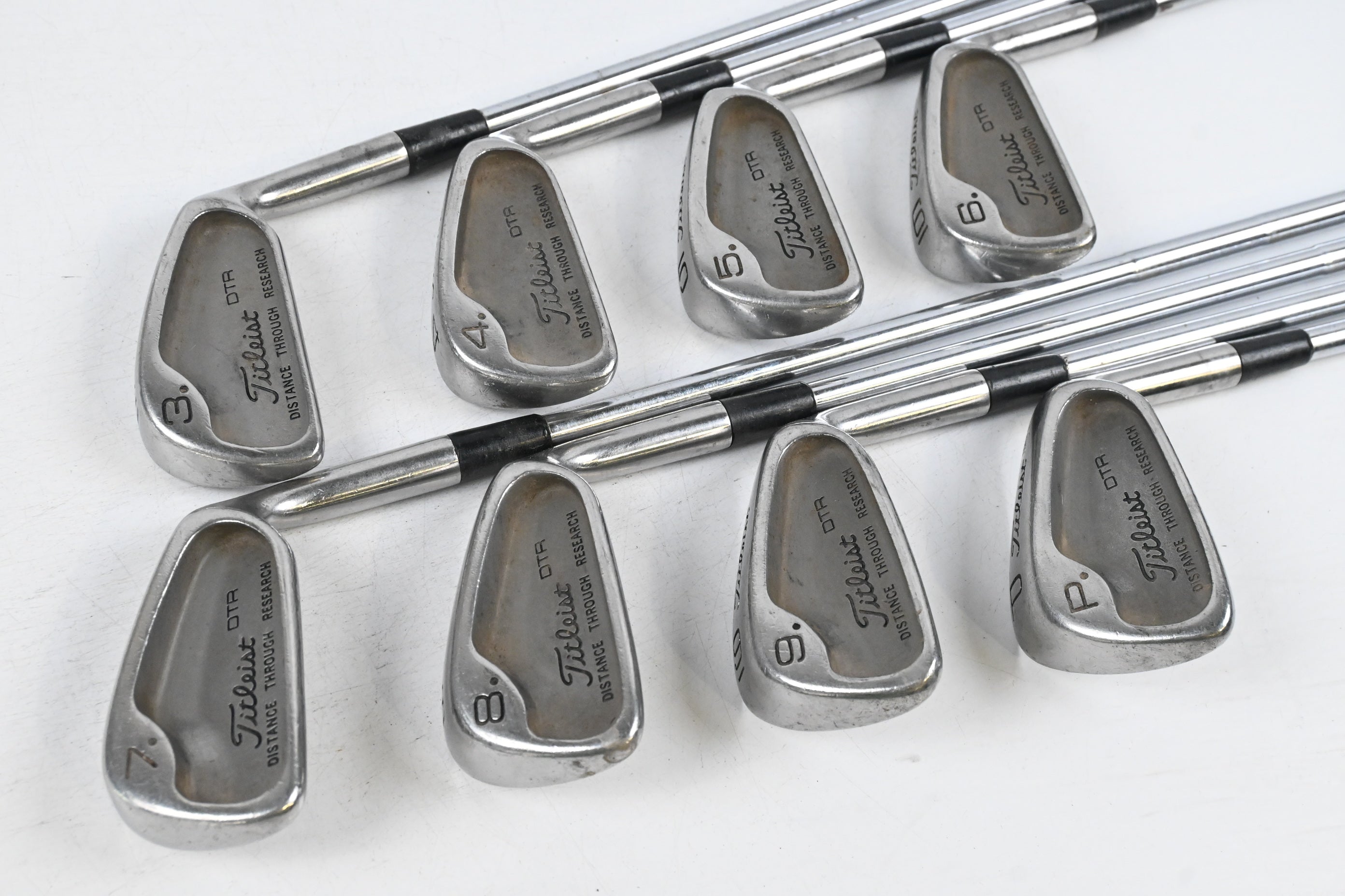 Titleist DTR Irons / 3-PW / Regular Flex Dynamic Shafts