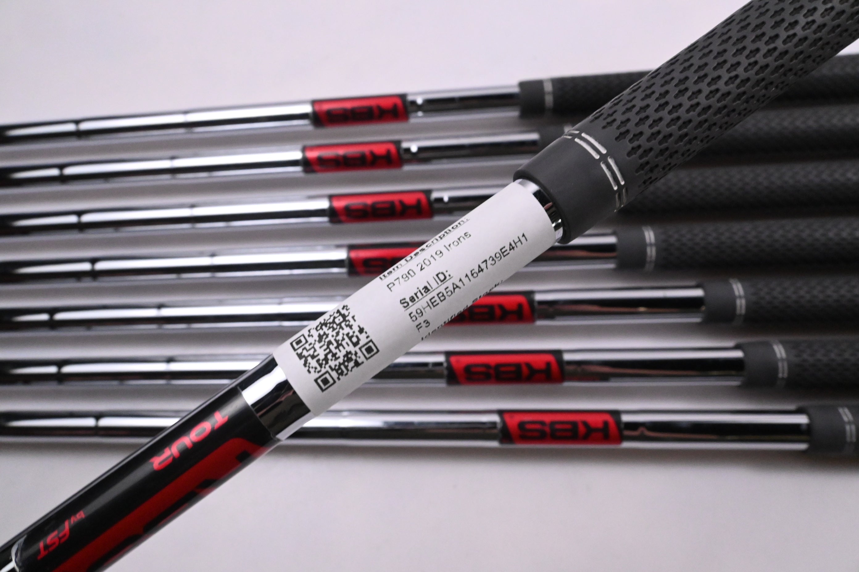 Taylormade P790 2019 Irons / 3-PW / Regular Flex KBS Tour Shafts